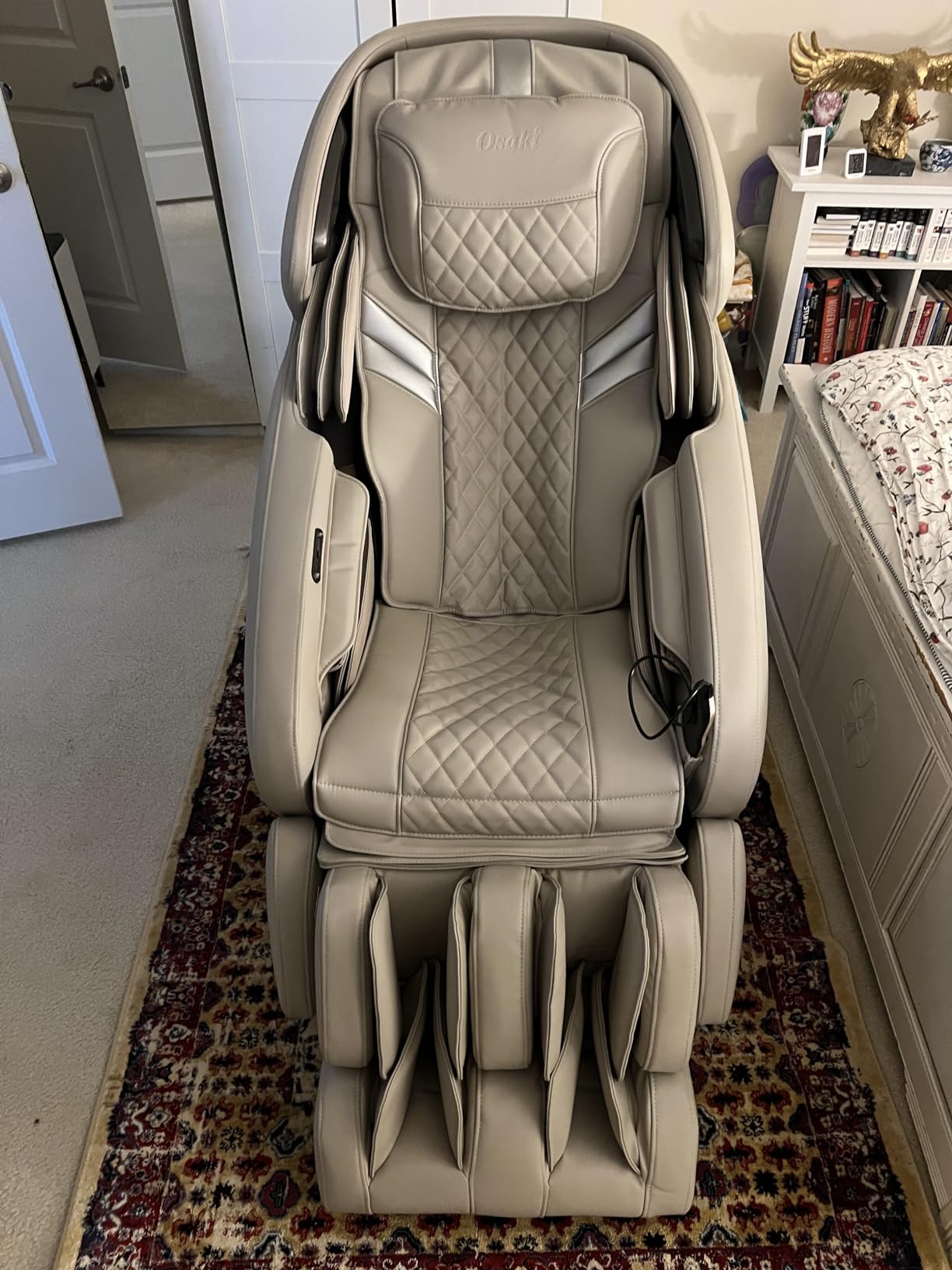 Osaki Os-Pro Admiral AS Massage Chair with LED Light Control, Advanced 3D Technology, Auto Body Scan, SL-Track Massage, Space Saving Technology, Zero Gravity Mode, 6 Massage Styles (Taupe) customer photo 1