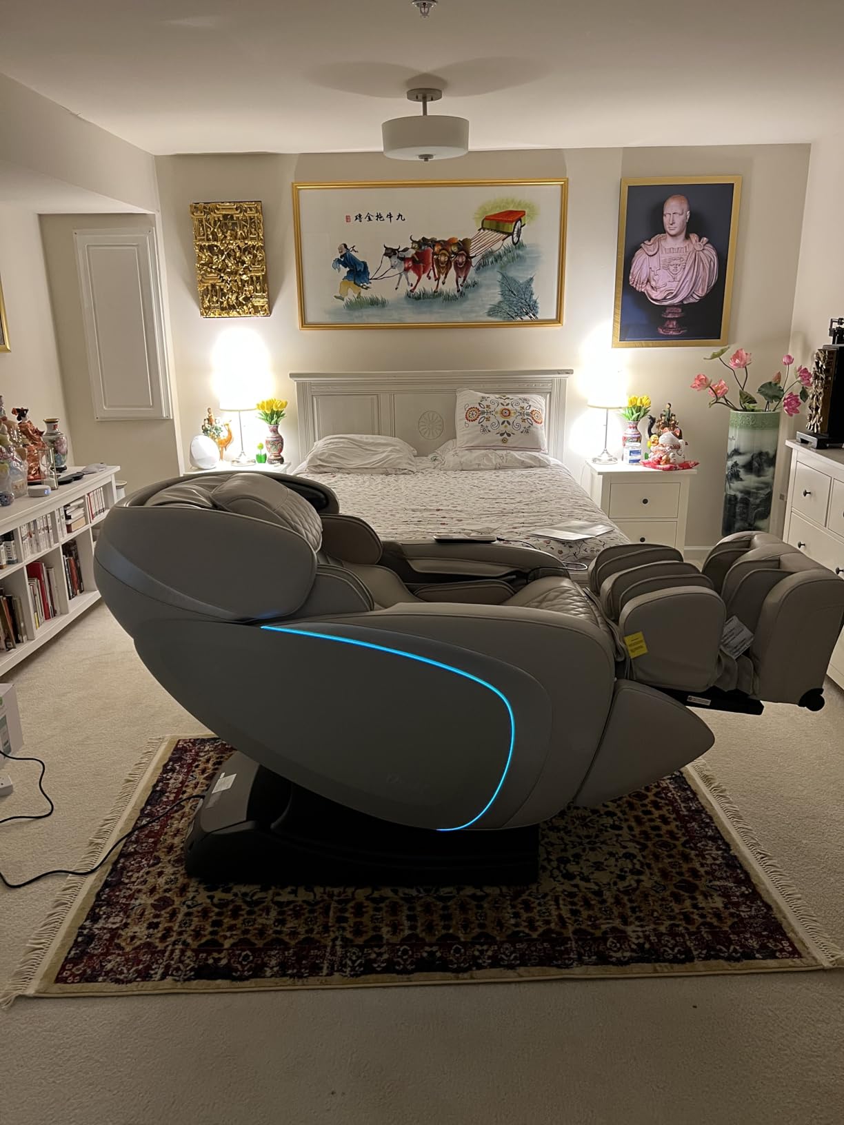Osaki Os-Pro Admiral AS Massage Chair with LED Light Control, Advanced 3D Technology, Auto Body Scan, SL-Track Massage, Space Saving Technology, Zero Gravity Mode, 6 Massage Styles (Taupe) customer photo 2