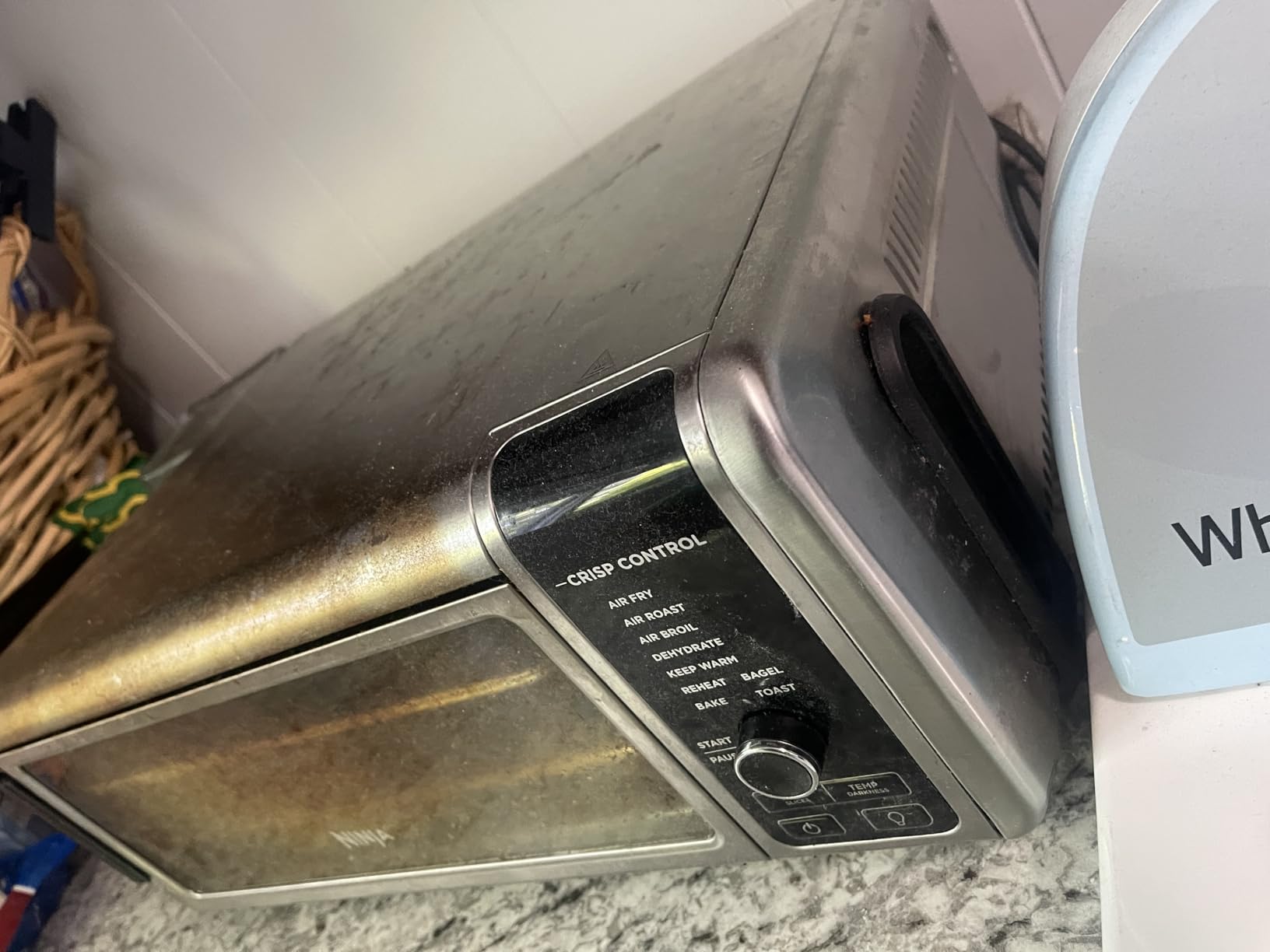 Ninja Digital Air Fry Countertop Oven, 8-in-1, XL, Silver, SP101 | Air fry, air roast, broil, bake, toast, bagel, dehydrate, keep warm, 1800W, Flip up & away customer photo 2