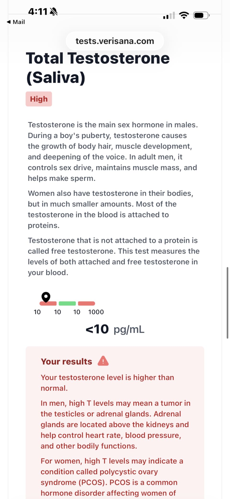 Female Hormone Test - Determine 5 Hormones for Women - Verisana customer photo 1