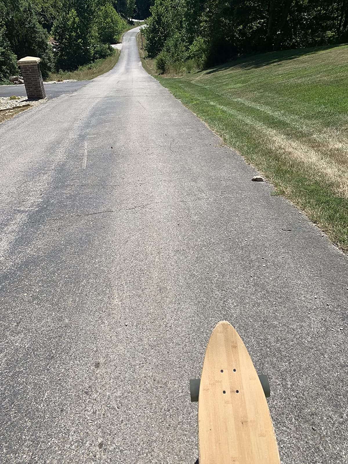 Magneto 44 inch Kicktail Cruiser Longboard Skateboard | Bamboo and Hard Maple Deck | Made for Adults, Teens, and Kids customer photo 1