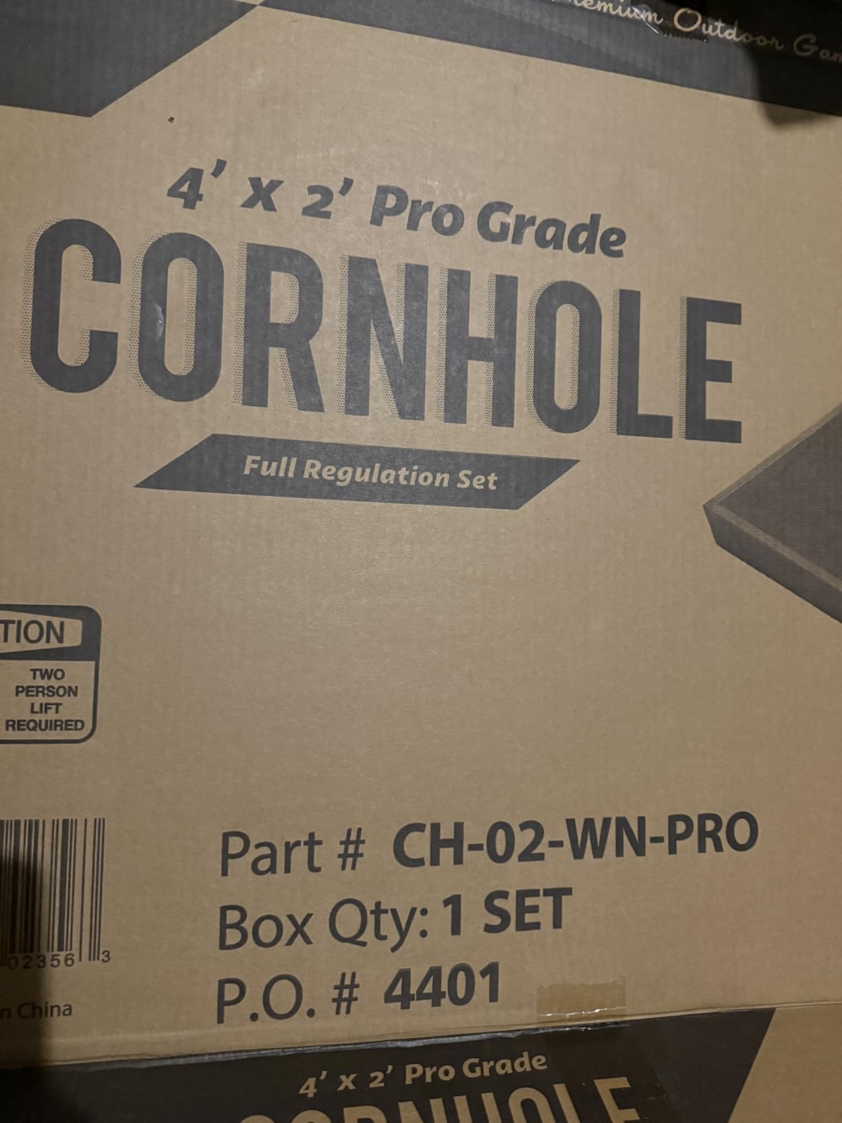 GoSports 4 ft x 2 ft Commercial Grade Cornhole Boards Set customer photo 1
