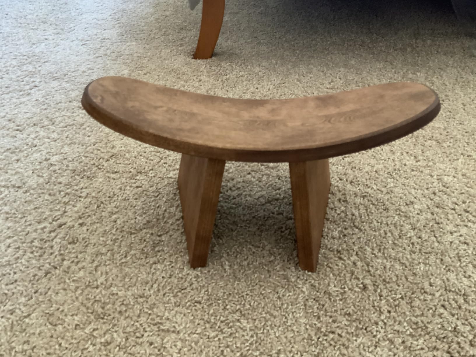 Meditation Bench IKUKO, Travel Yoga Stool, Walnut, High Height | BLUECONY Original Travel Version With Bag, Seiza Stool Locally Handmade, Wooden Kneeling Yoga Bench, High 8