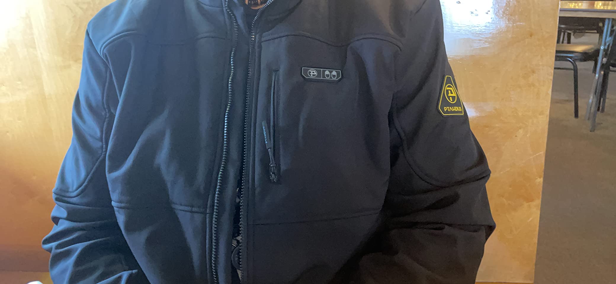Men's Heated Jackets 5 Heat Zones Battery Pack Included, with Hand Warmer Pocket customer photo 1