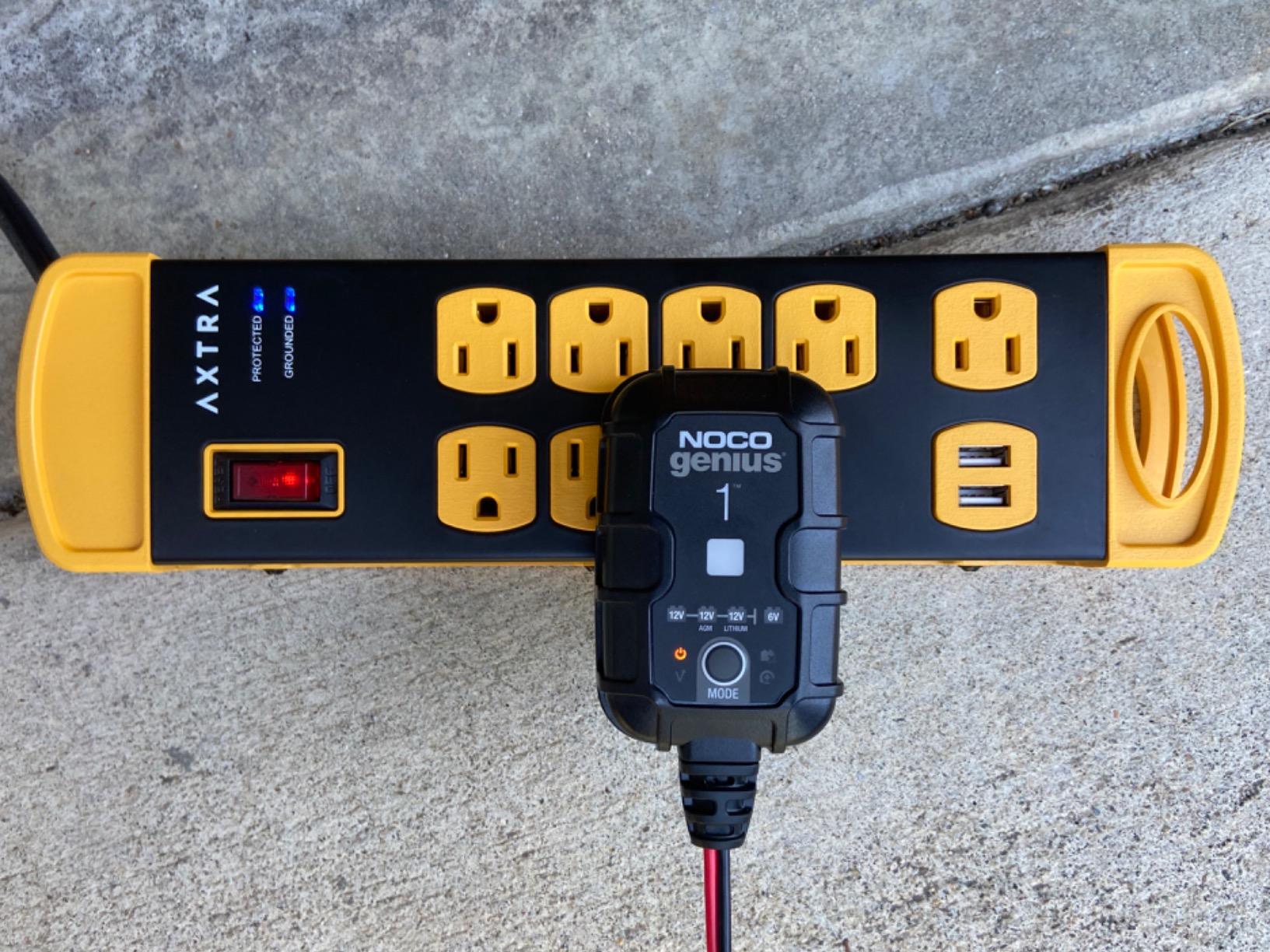 NOCO GENIUS1 1A 6/12V Smart Battery Charger, Trickle Charger & Maintainer | Overcharge Protection, Desulfator, Temperature Compensation, Force Mode, For Lead-Acid (Wet, Gel, AGM) & Lithium (LiFePO4) customer photo 1