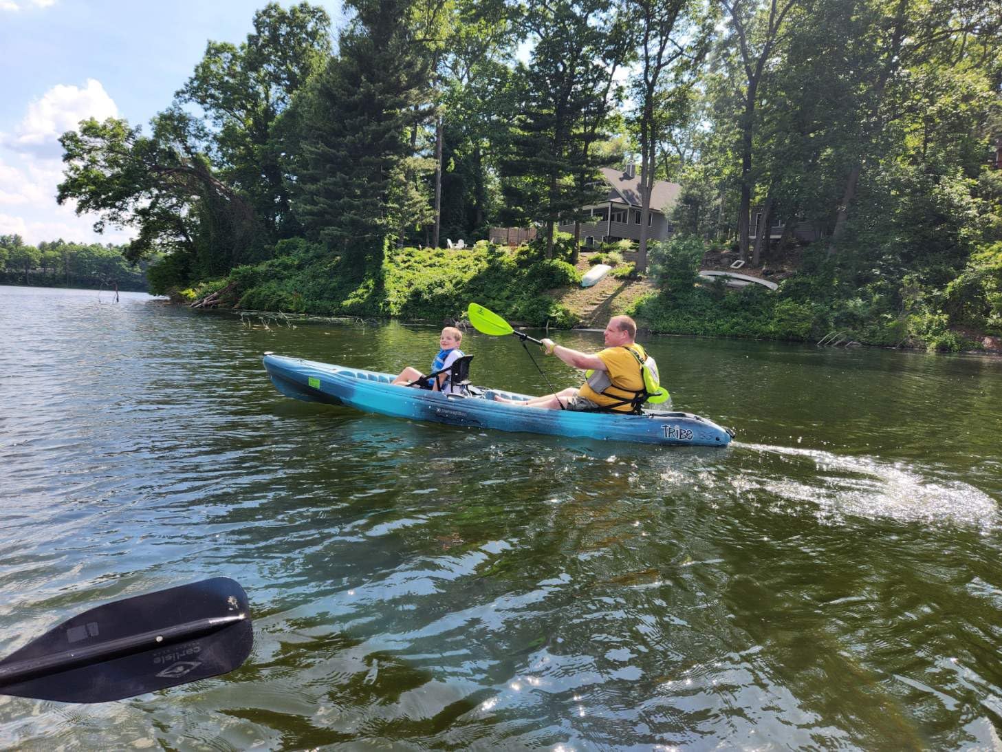 Perception Tribe 13.5 Sit on Top Tandem Kayak for All-Around Fun, Large Rear Storage with Tie Downs customer photo 2