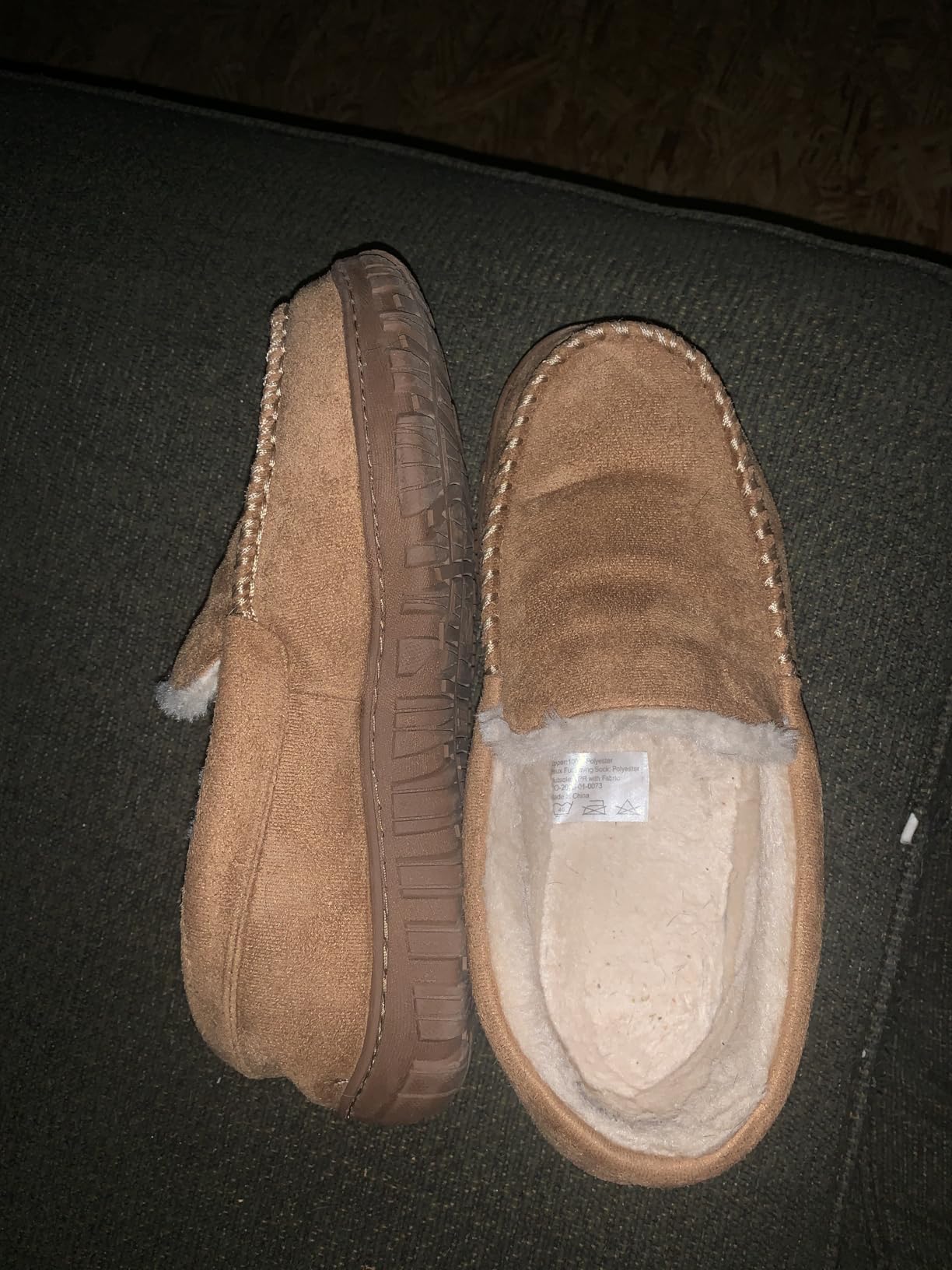 Lulex Moccasins for Men House Slippers Indoor Outdoor Plush Mens Bedroom Shoes with Hard Sole customer photo 2