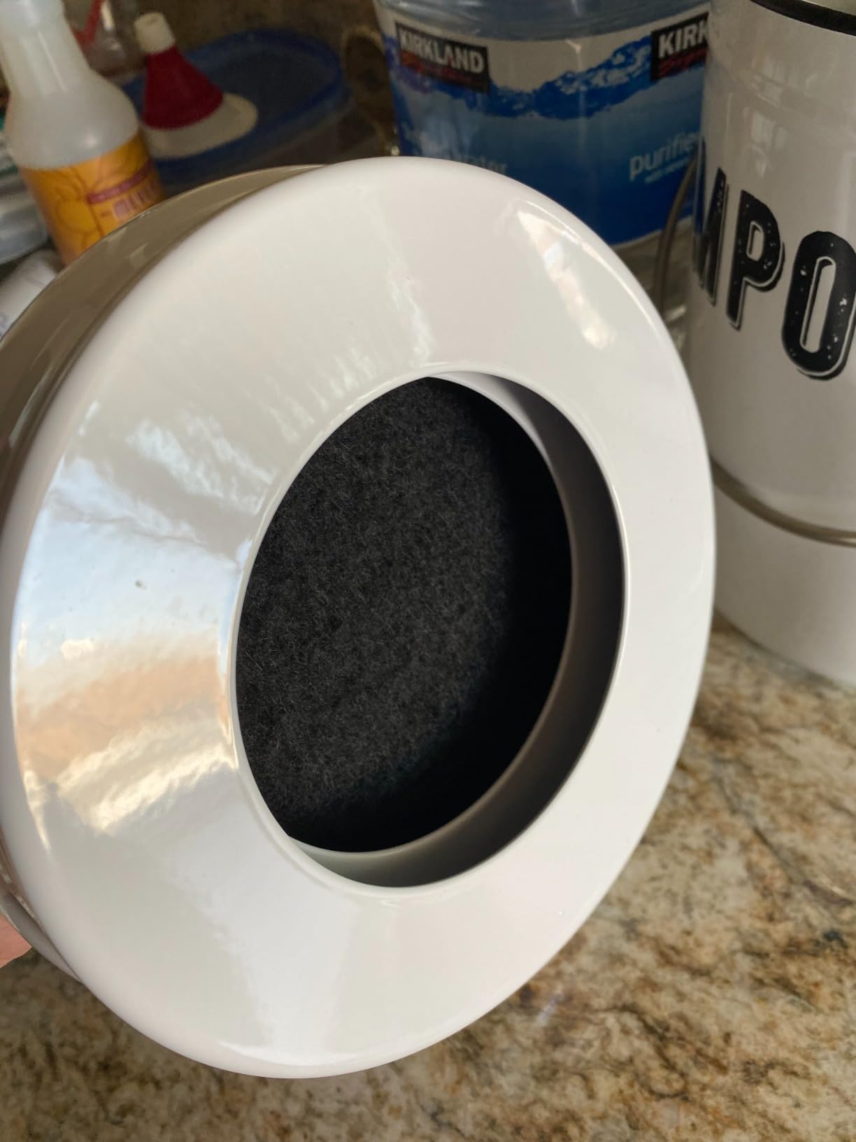 Granrosi Compost Bin Kitchen Counter, 1.3 Gallon, 3 Charcoal Filters customer photo 2