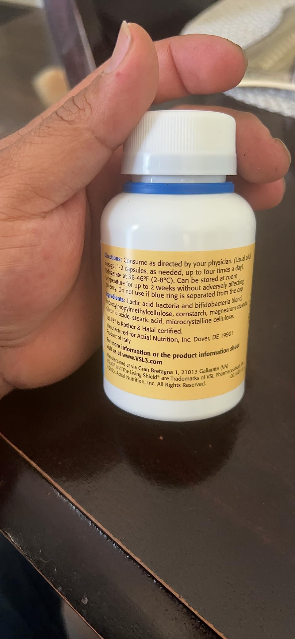 VSL #3® High-Potency Probiotic Medical Food, Dietary Management of IBS & UC | 112.5 Billion CFU, Clinically Researched, 8 Live Probiotic Strains, Refrigerated, For Men & Women, 60 Capsules customer photo 1