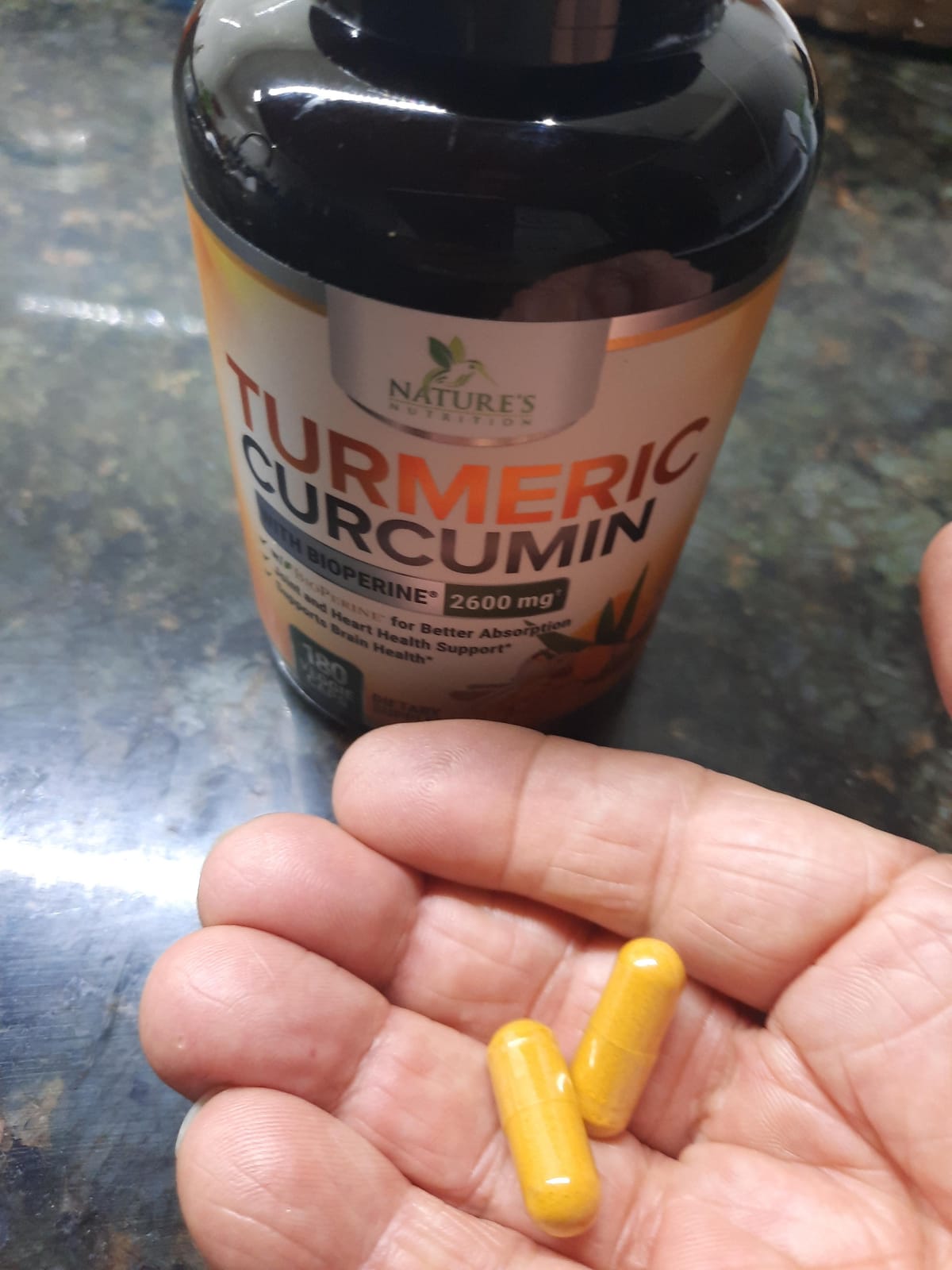 Turmeric Curcumin Supplement - 2400mg Organic Turmeric Per Serving - 95% Curcuminoids & BioPerine Black Pepper Extract for Best Absorption - Natural Vegan Joint Support, Bottled in USA - 240 Capsules customer photo 2