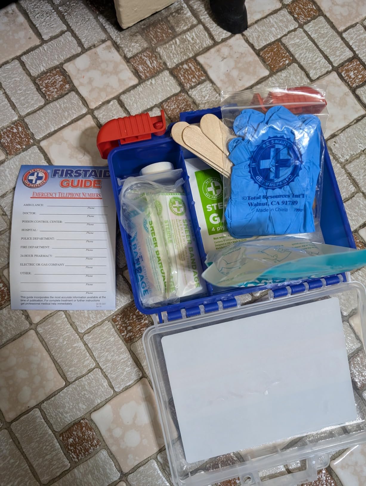 Be Smart Get Prepared 330 Pc First Aid Kit Car Home Office Outdoor in a Bag customer photo 1