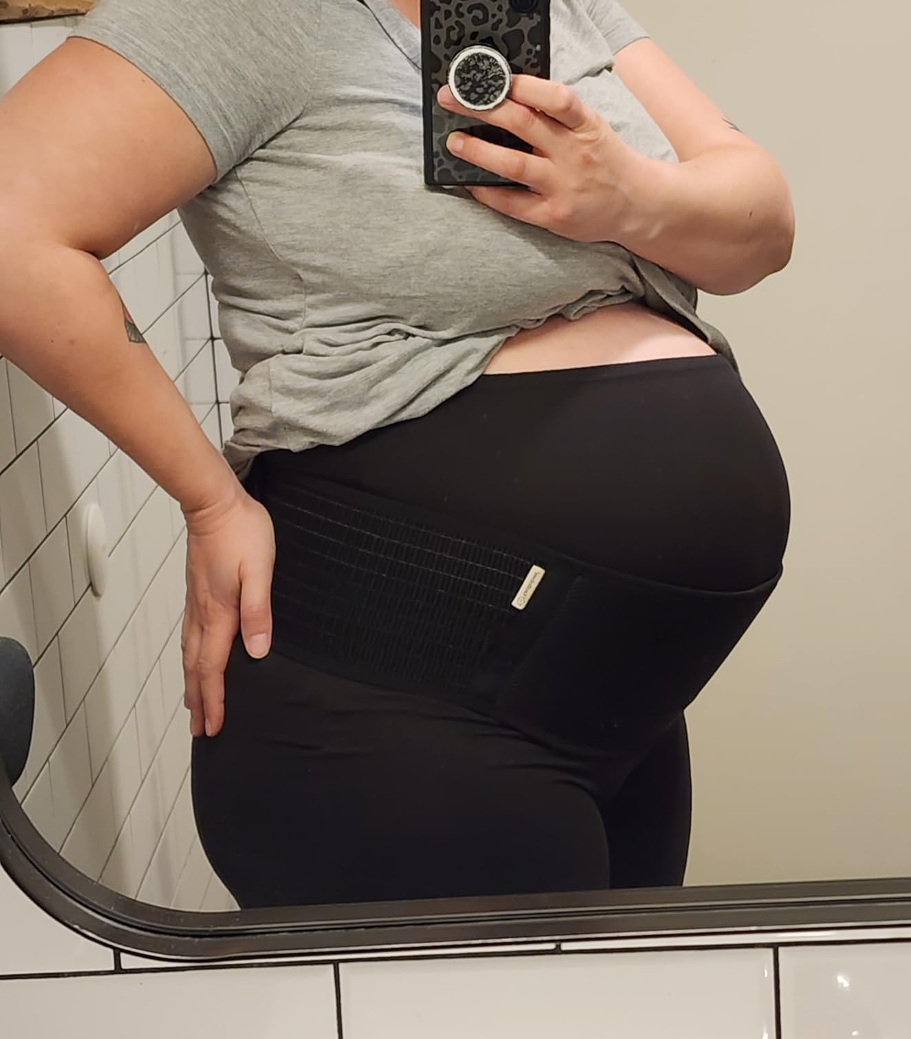 KeaBabies Pregnancy Belly Bands for Pregnant Women - Soft, Breathable, Maternity Belly Support Band, Easy Adjustable Maternity Belt for Back, Pelvic Support customer photo 1