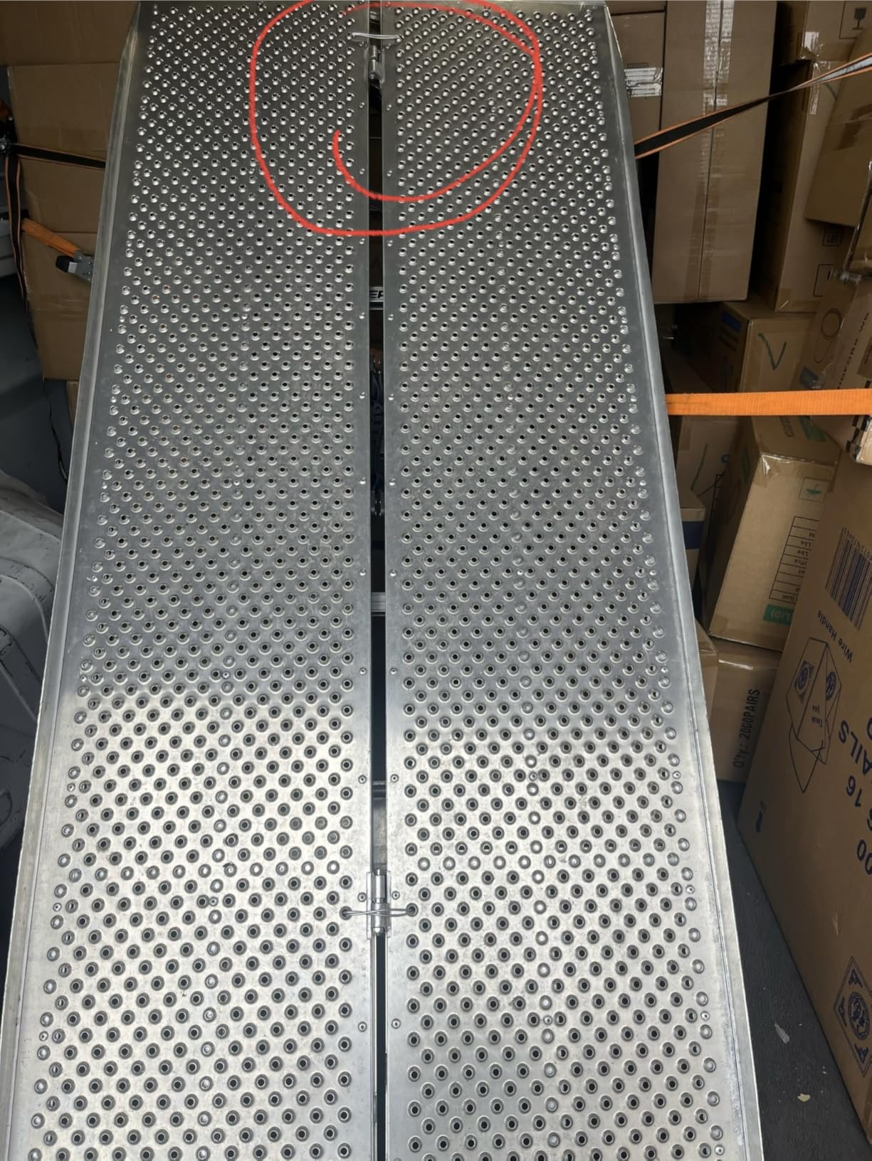 5' Wheelchair Ramp, Lightweight (23 lb), for Scooter, 800 lb, Silver Spring | 60