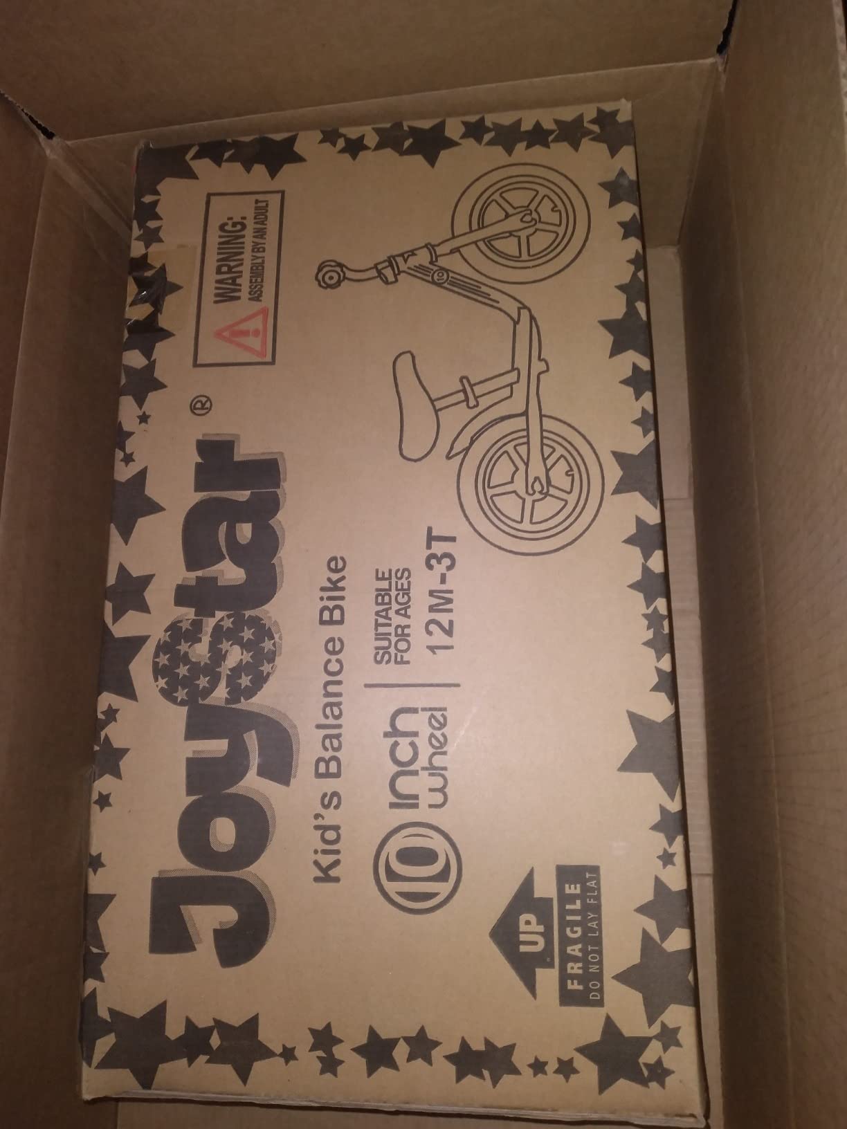 JOYSTAR 10/12 Inch Balance Bike for Ages 2-5 Years with Footrest & Adjustable Seat customer photo 2