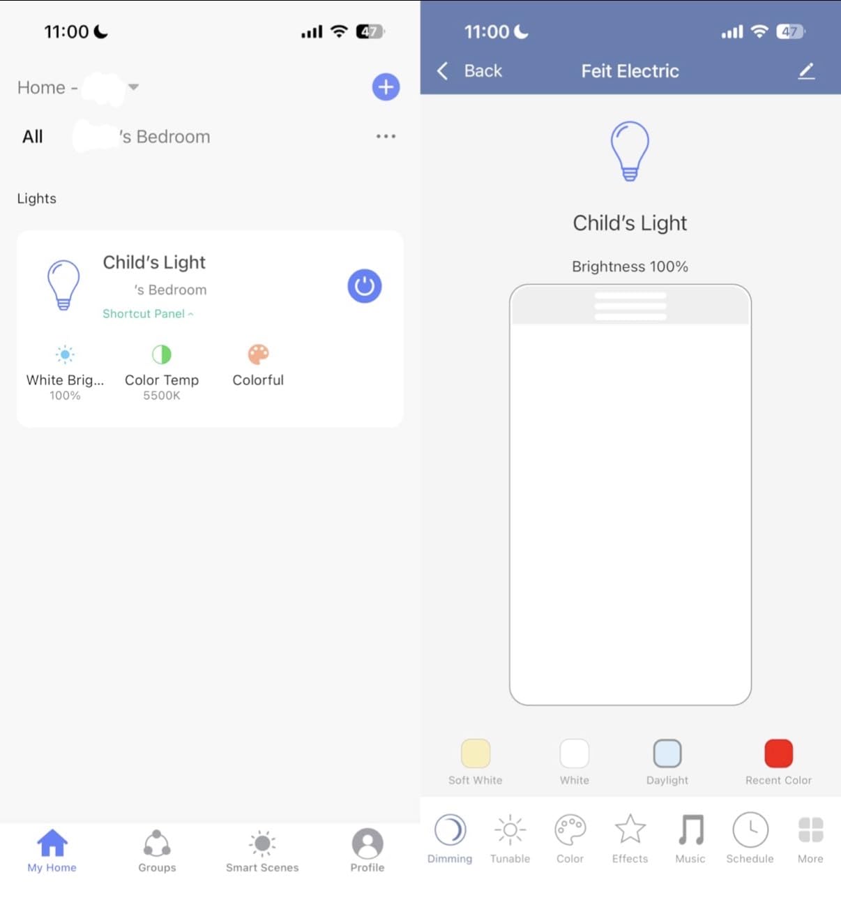 Feit Electric Smart Light Bulbs, A19 RGBW Color Changing - 60W Eq - 3 Pack | Wi-Fi 2.4GHz, Works with Alexa & Google, App Dimmable, E26 800 Lumens, Tunable White 2700-6500K, CRI 90, Wifi LED Lightbulbs customer photo 2