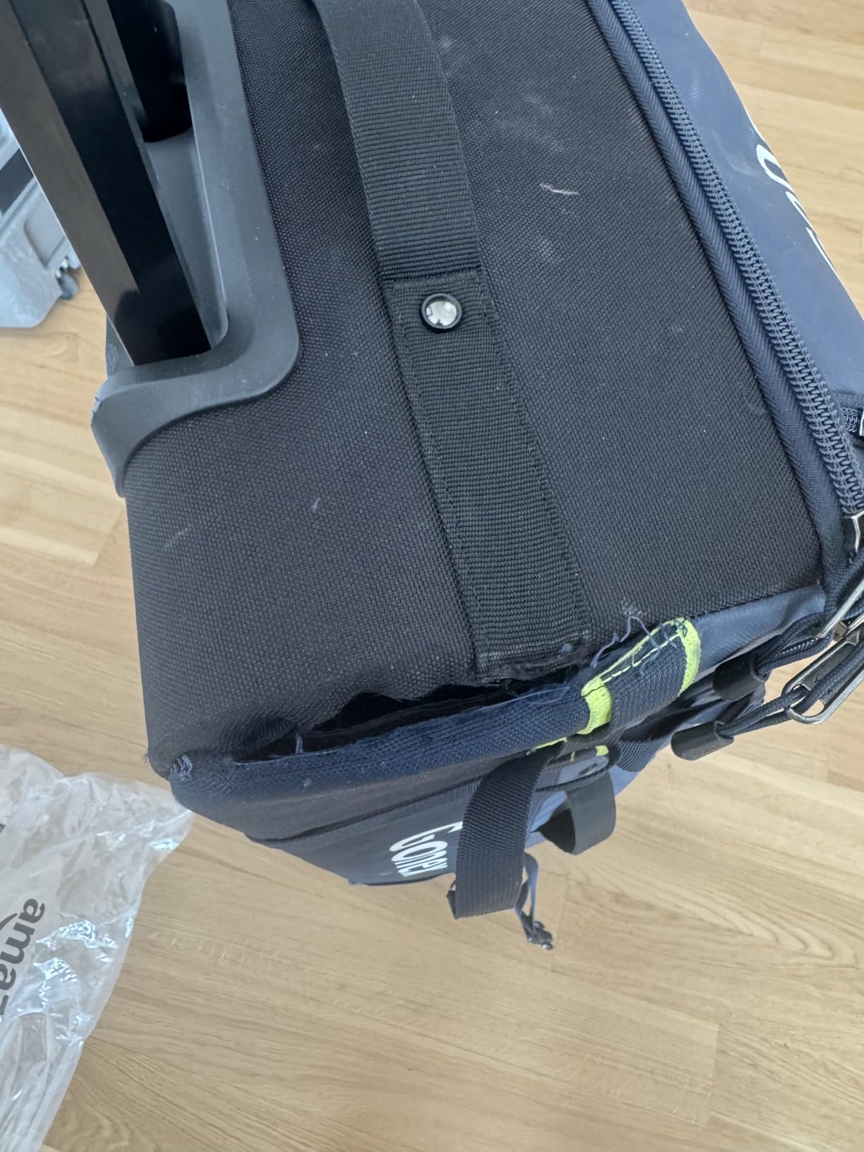 Gonex Rolling Duffle Bag with Wheels, Waterproof PVC Luggage, 33 in, Olive customer photo 1