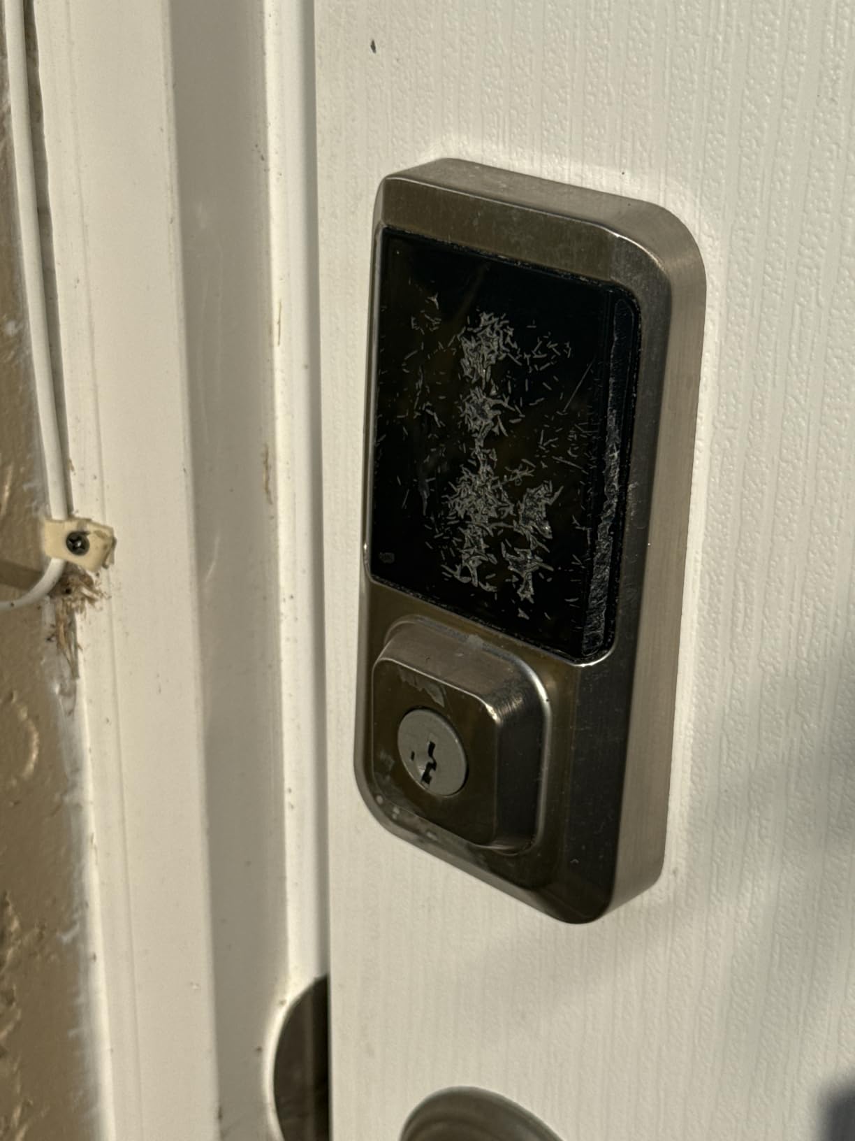 Kwikset Halo Wi-Fi Smart Lock, Keyless Entry Front Door Touchscreen Deadbolt, Matte Black Finish, Grade AAA Certified, UL Listed, Easy Install No Hub, App Control customer photo 2