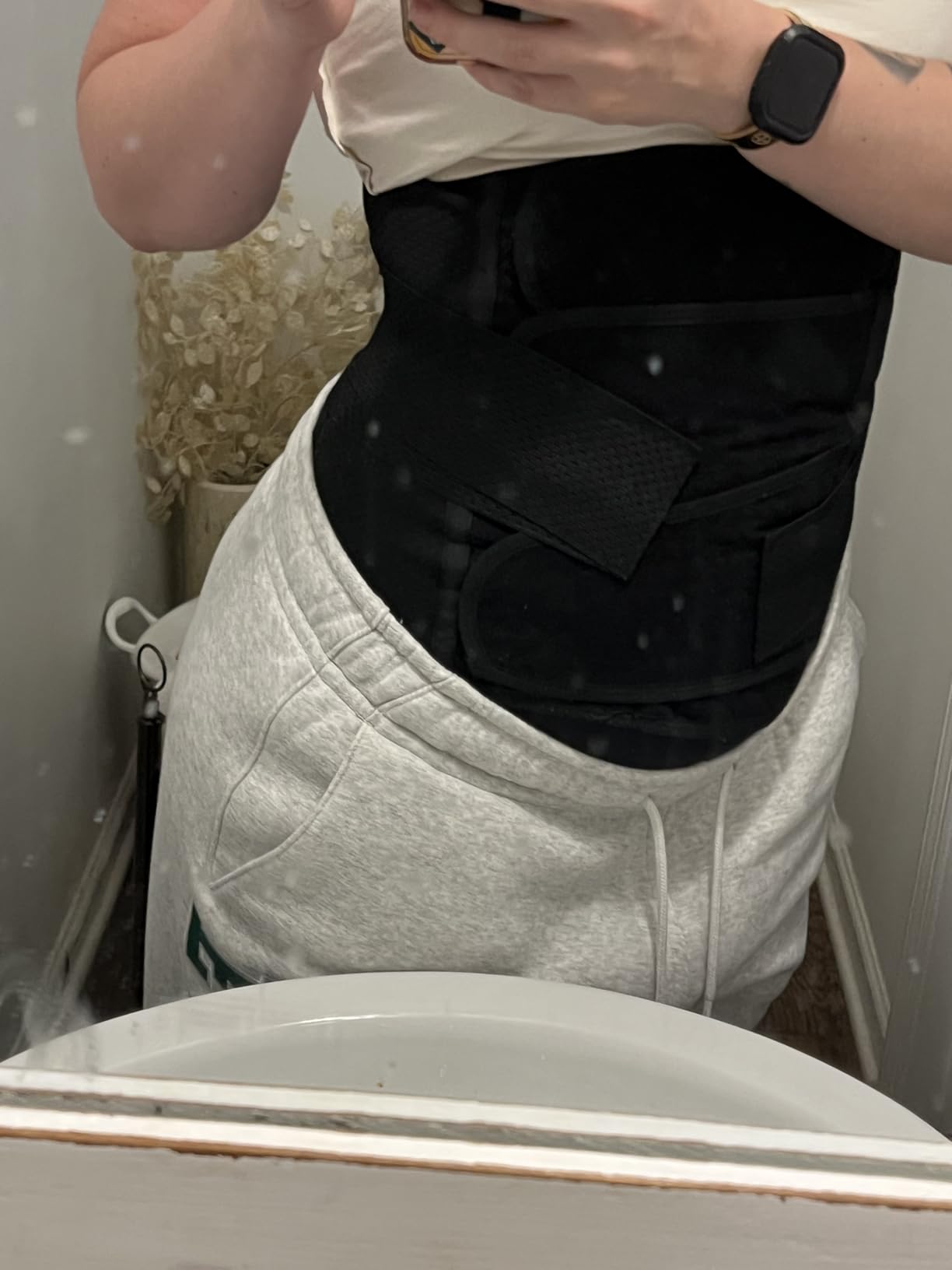 Postpartum Girdle C-Section Recovery Belt Back Support Belly Wrap Belly Band Shapewear customer photo 1