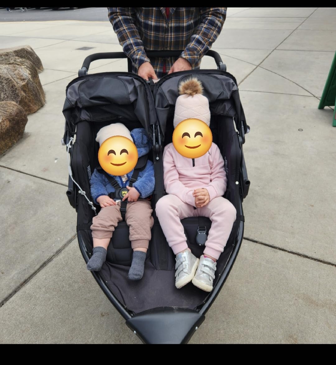BOB Gear Revolution Flex 3.0 Jogging Stroller - Graphite Black | All Terrain Stroller With Mountain-Bike-Style Suspension & Air-Filled Tires; Car Seat Compatible customer photo 1