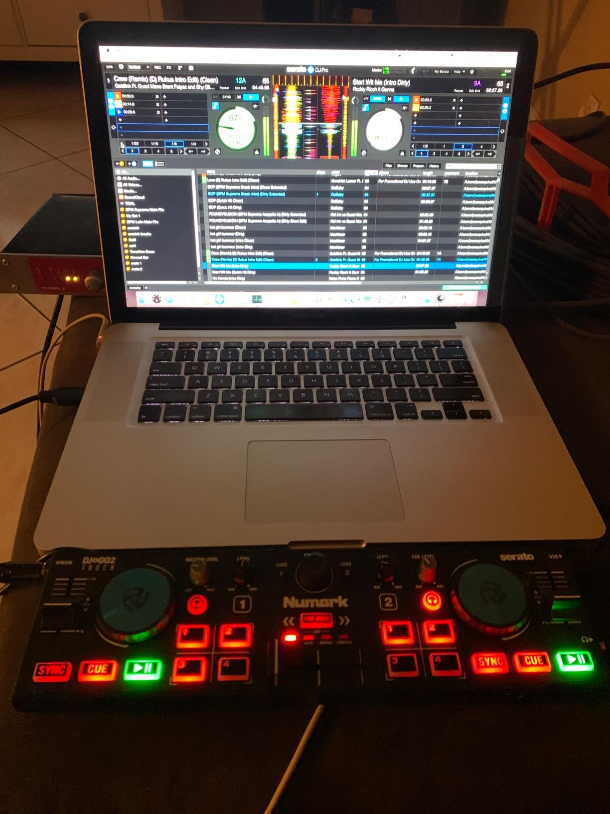 Numark DJ2GO2 Touch Compact DJ Controller | Portable, 2-Deck, DJ Mixer, Touch-Capacitive Wheels, Integrated Audio Interface, and Serato Lite, Gen 3 customer photo 2