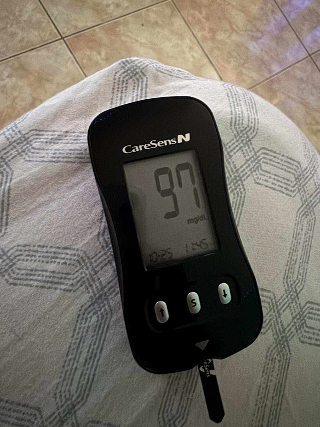 CareSens N Blood Glucose Monitor Kit with 100 Blood Sugar Test Strips, 100 Lancets, 1 Blood Glucose Meter, 1 Lancing Device, 1 Control Solution, Travel Case for Diabetes Testing for Personal Use customer photo 1