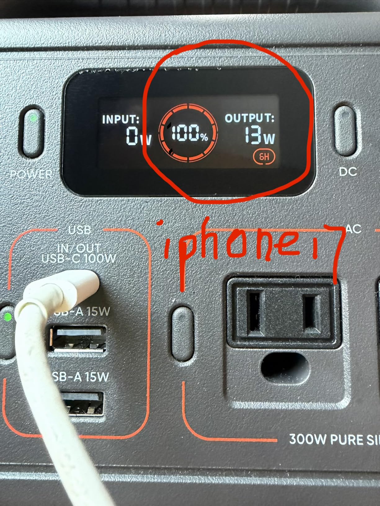 Jackery Explorer 300 Portable Power Station, 292Wh | Backup LiFePO4 Battery, Solar Generator for Outdoors, Camping, Travel, Hunting, Blackout (Solar Panel Optional) customer photo 1