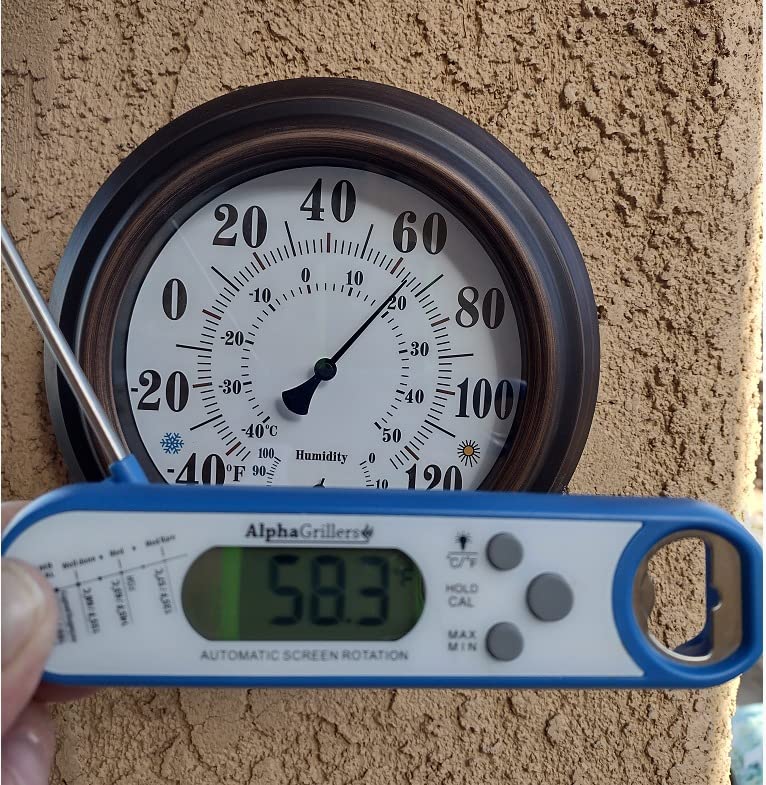 Indoor Outdoor Thermometer Hygrometer - 8
