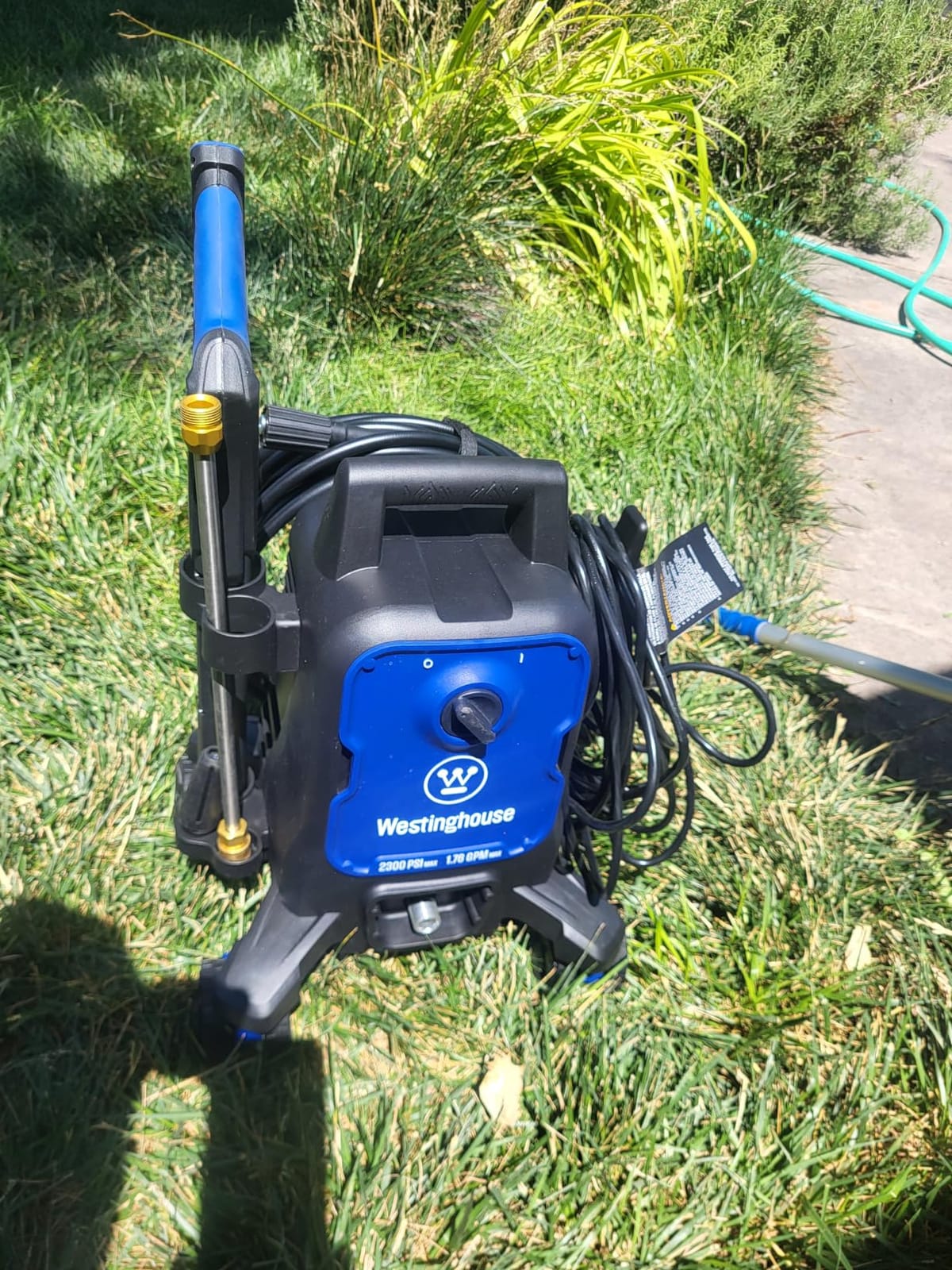 Westinghouse ePX3100 Electric Pressure Washer, 2300 Max PSI 1.76 Max GPM with Anti-Tipping Technology, Onboard Soap Tank, Pro-Style Steel Wand, 5-Nozzle Set, for Cars/Fences/Driveways/Home/Patios customer photo 1