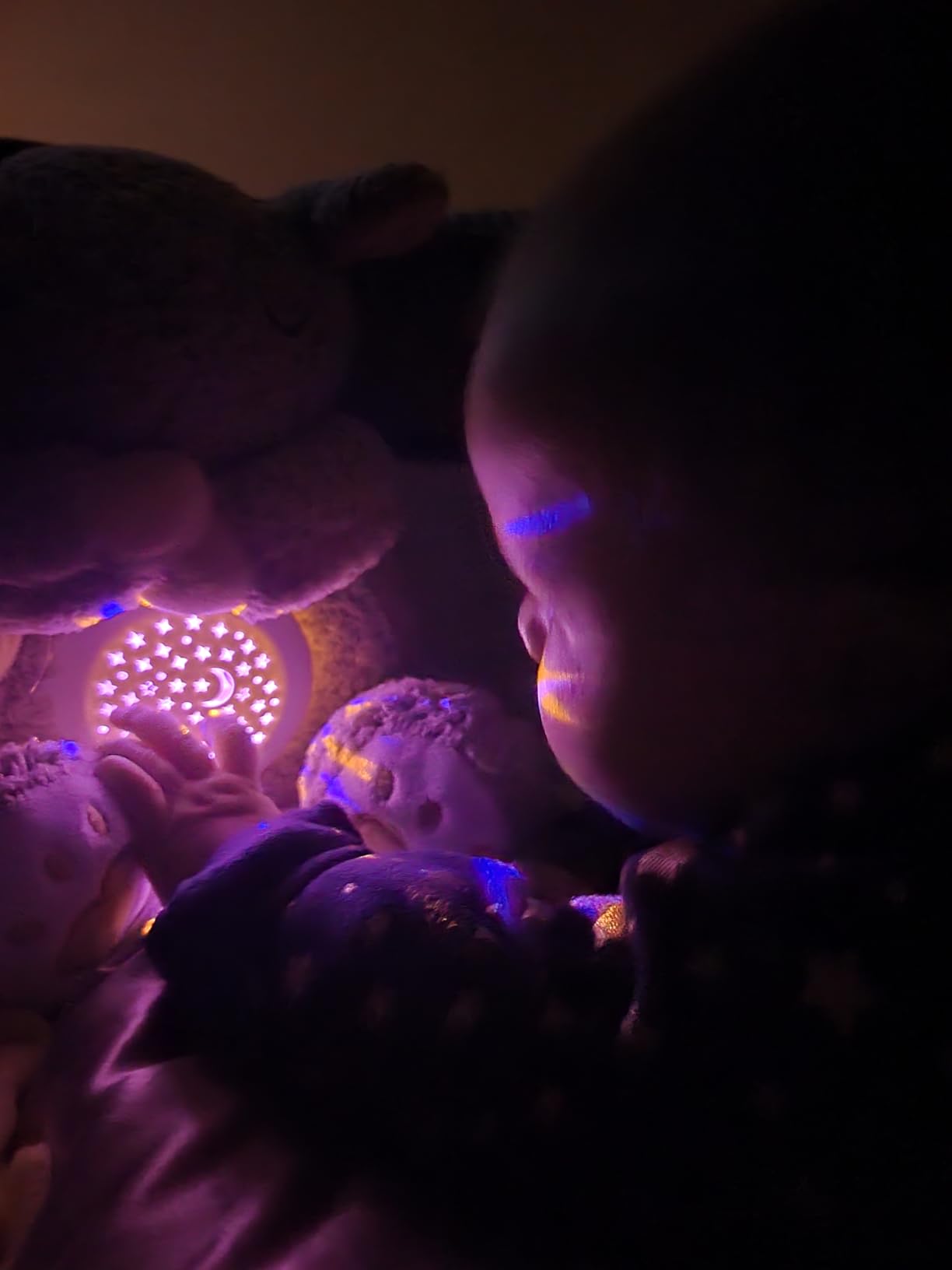 BEREST Baby Sleep Soother with Projector Night Light & Auto-Off Timer, Musical Sheep Plush Toy with White Noise, Heartbeat, Shushing, Lullabies for Newborns, Infants Shower Gift customer photo 1