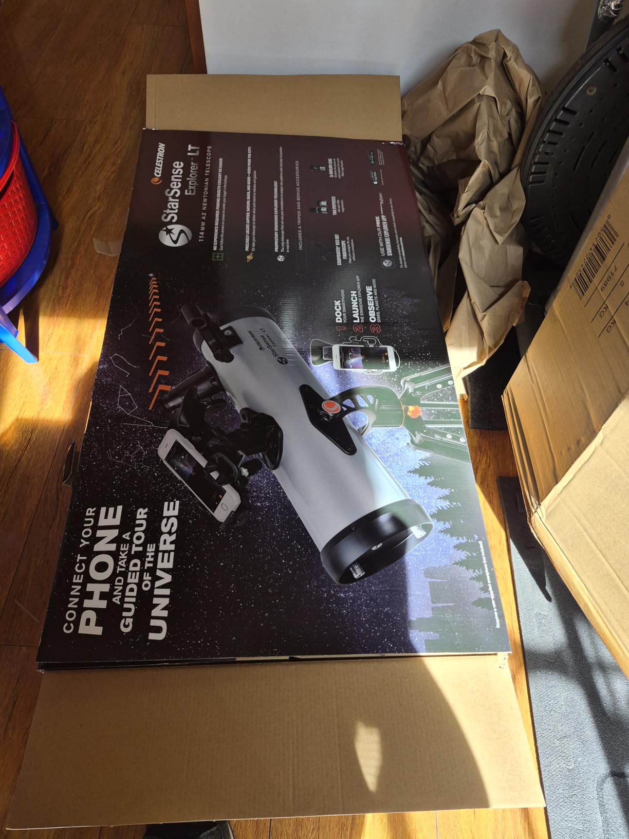 Celestron StarSense Explorer LT 114AZ Newtonian Smartphone Guided Telescope customer photo 1