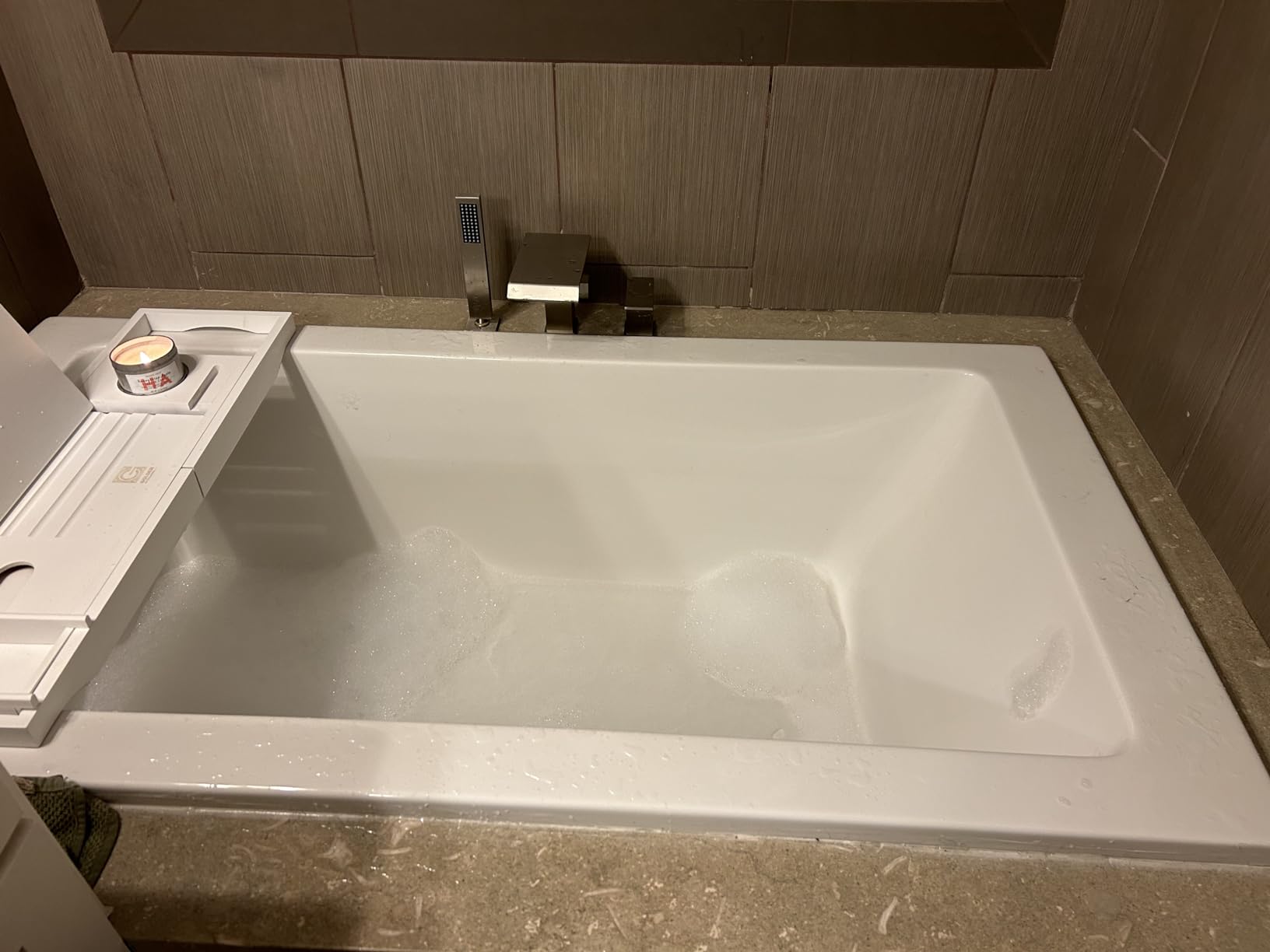 Drop In White Soaking Bathtub, Fiberglass Acrylic Material, 60