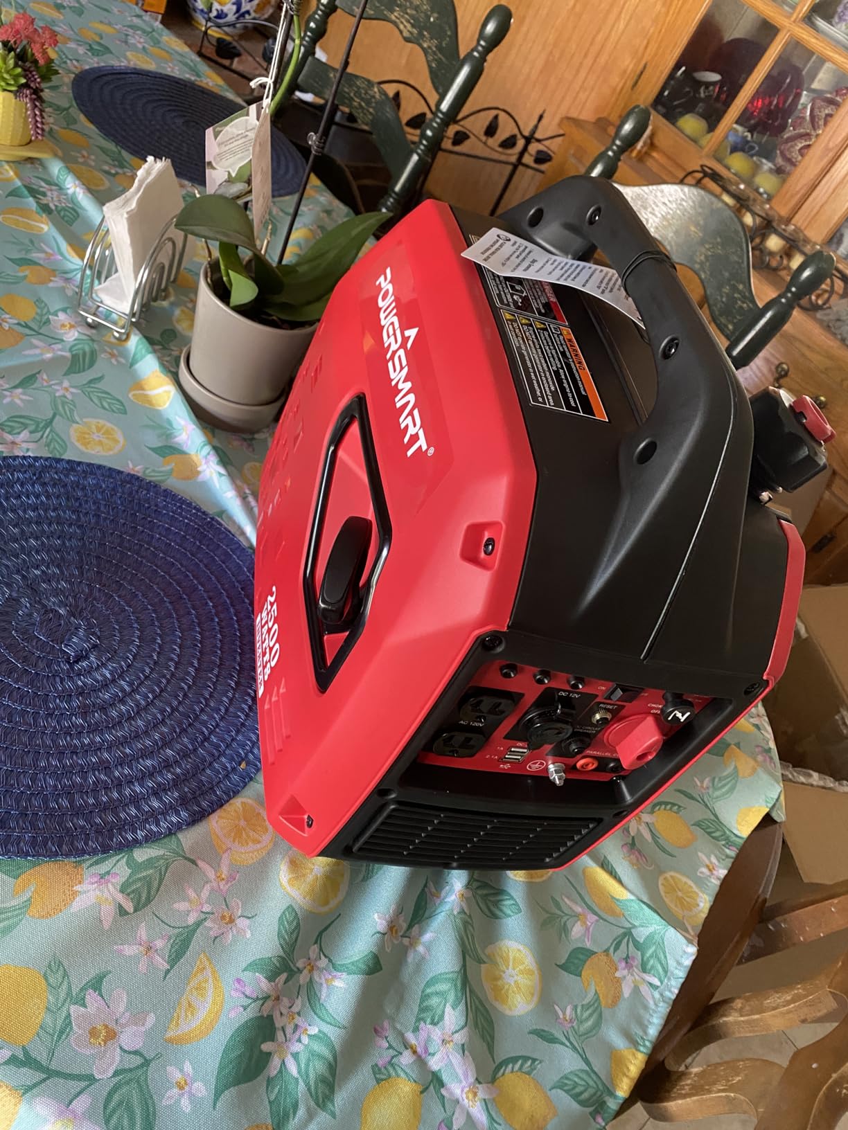 PowerSmart 2500-Watt Portable Gas Inverter Generator, Super Quiet, High Fuel-Efficient Generator, Lightweight, EPA Compliant 2025 customer photo 1