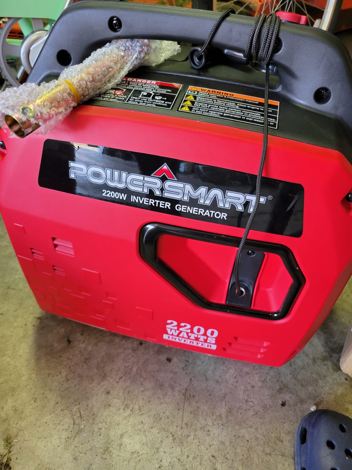 PowerSmart 2500-Watt Portable Gas Inverter Generator, Super Quiet, High Fuel-Efficient Generator, Lightweight, EPA Compliant 2025 customer photo 2
