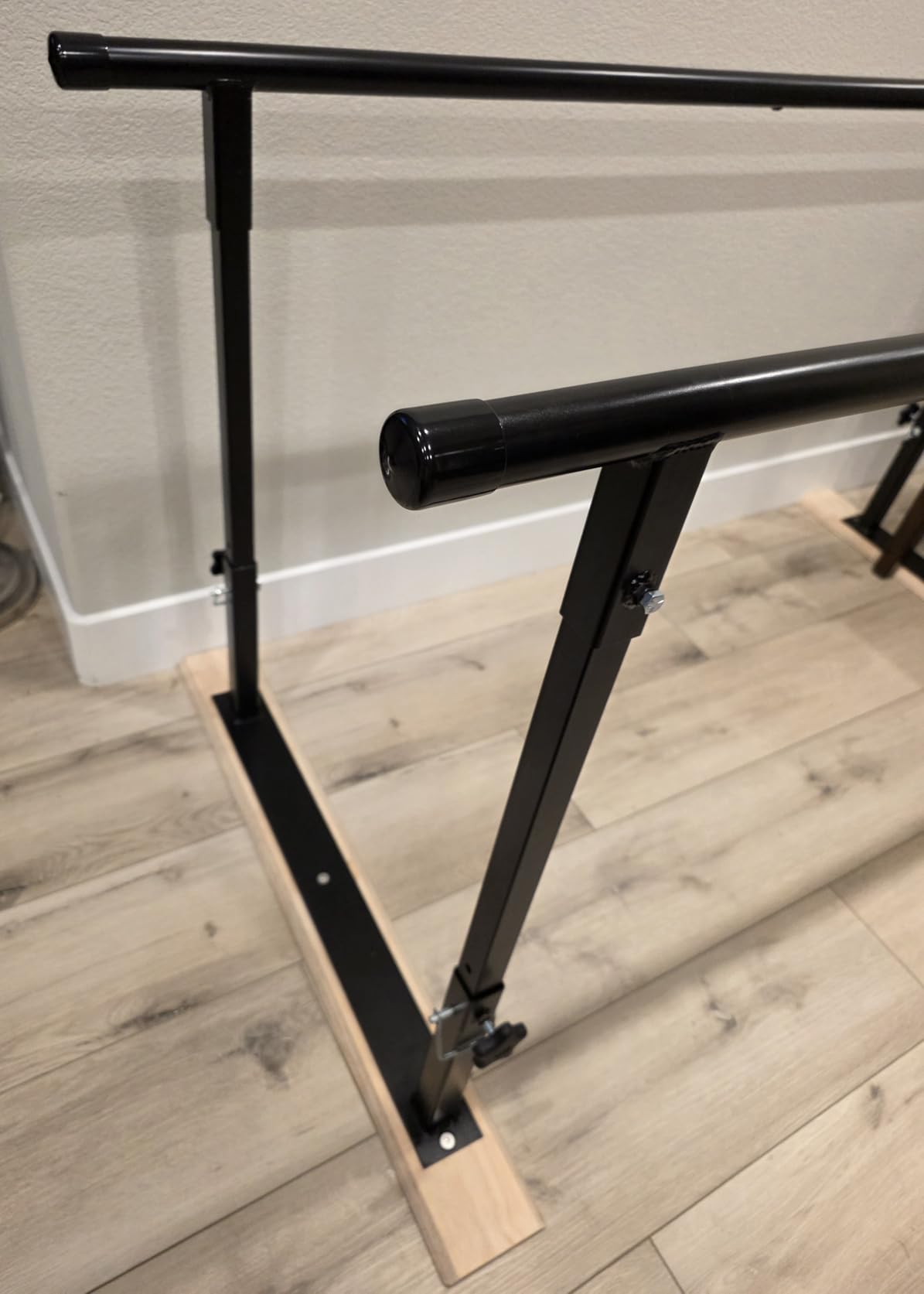 Physical Therapy Parallel bars - Fixed Width - (6ft) - Made in the USA | Free standing - No need to bolt down customer photo 1