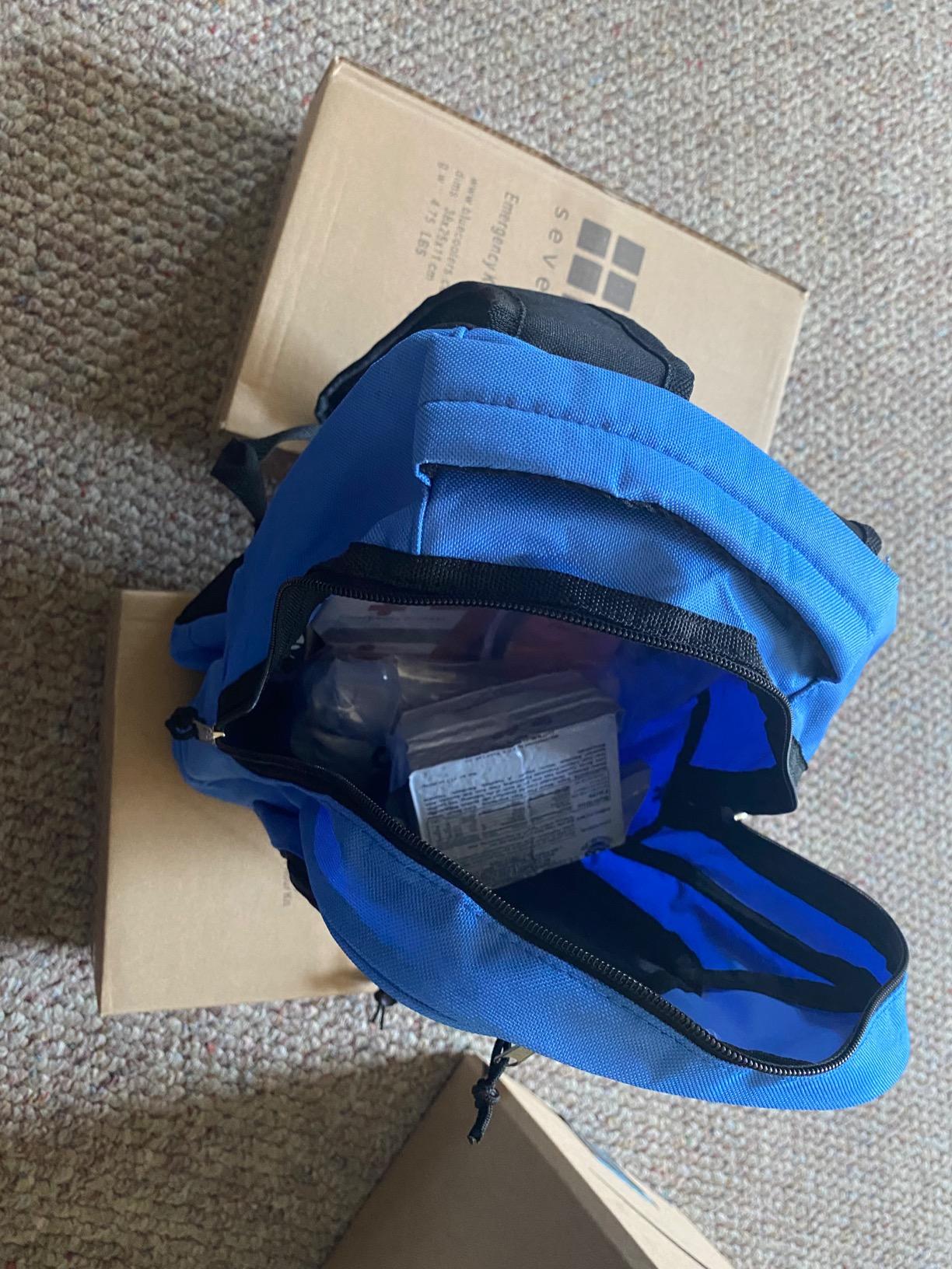 Blue Seventy-Two 72 Hour Emergency Backpack Survival Kits for 1 Person customer photo 2