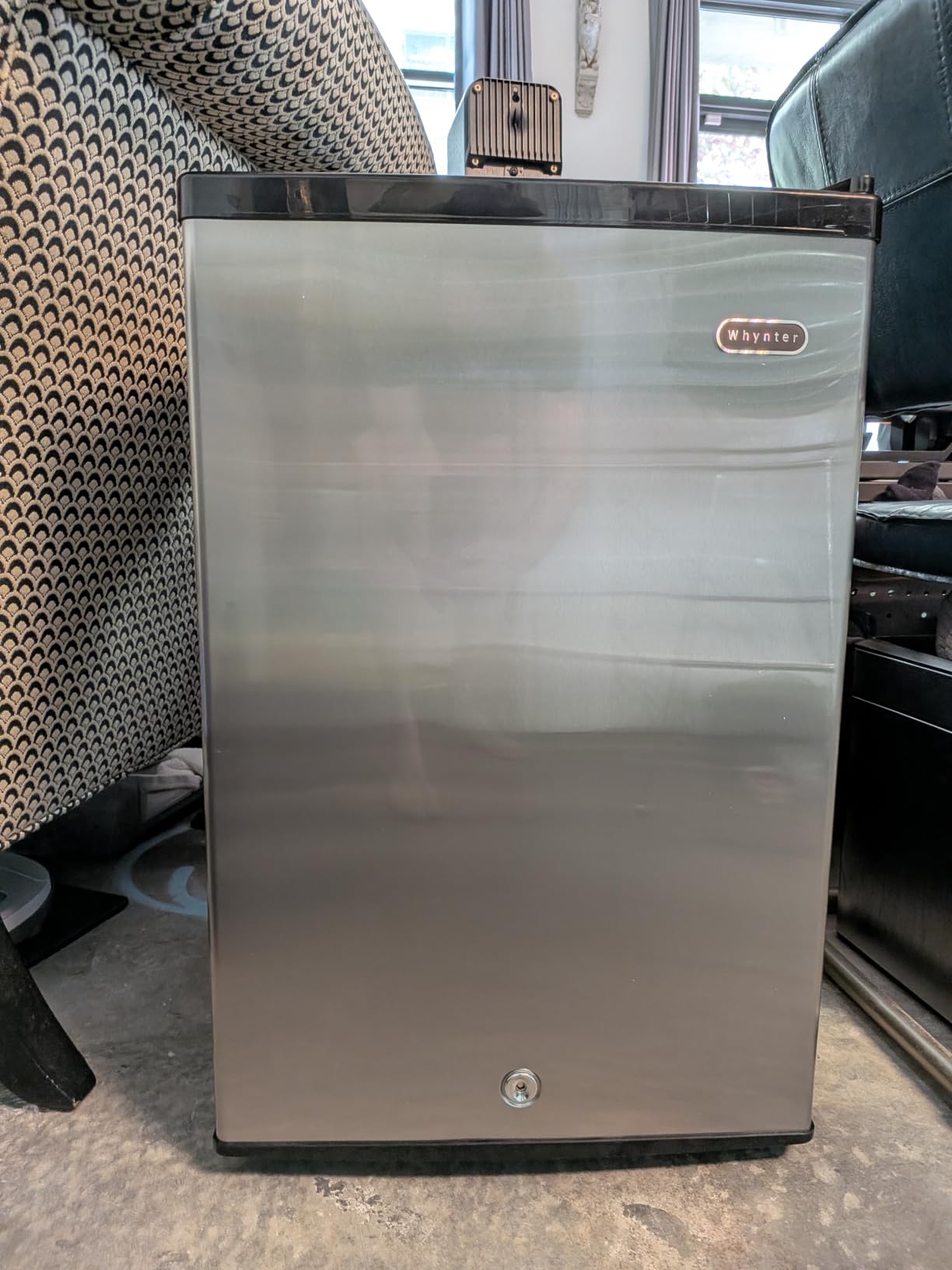 Whynter Upright Freezer/Fridge Convertible 3 Cu Ft Energy Star, CUF-301SS | Adjustable Thermostat and Security Lock, Energy Star Rated, Reversible Door, Adds Compact Frozen Storage at Home customer photo 2