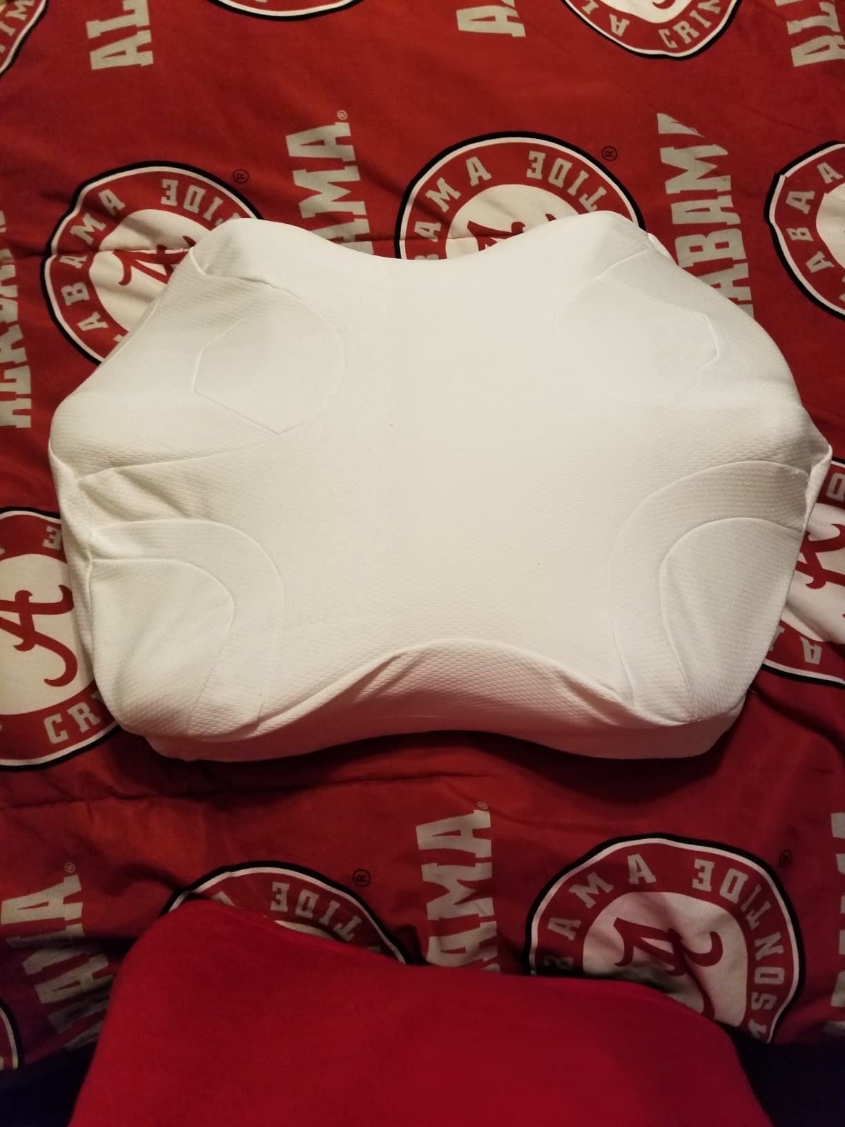 Lunderg CPAP Pillow for Side & Back Sleepers - Memory Foam | Adjustable Height - 2 Pillowcases Included - Reduce Air Leaks & Mask Pressure for Better Sleep - Works with ALL Masks customer photo 2