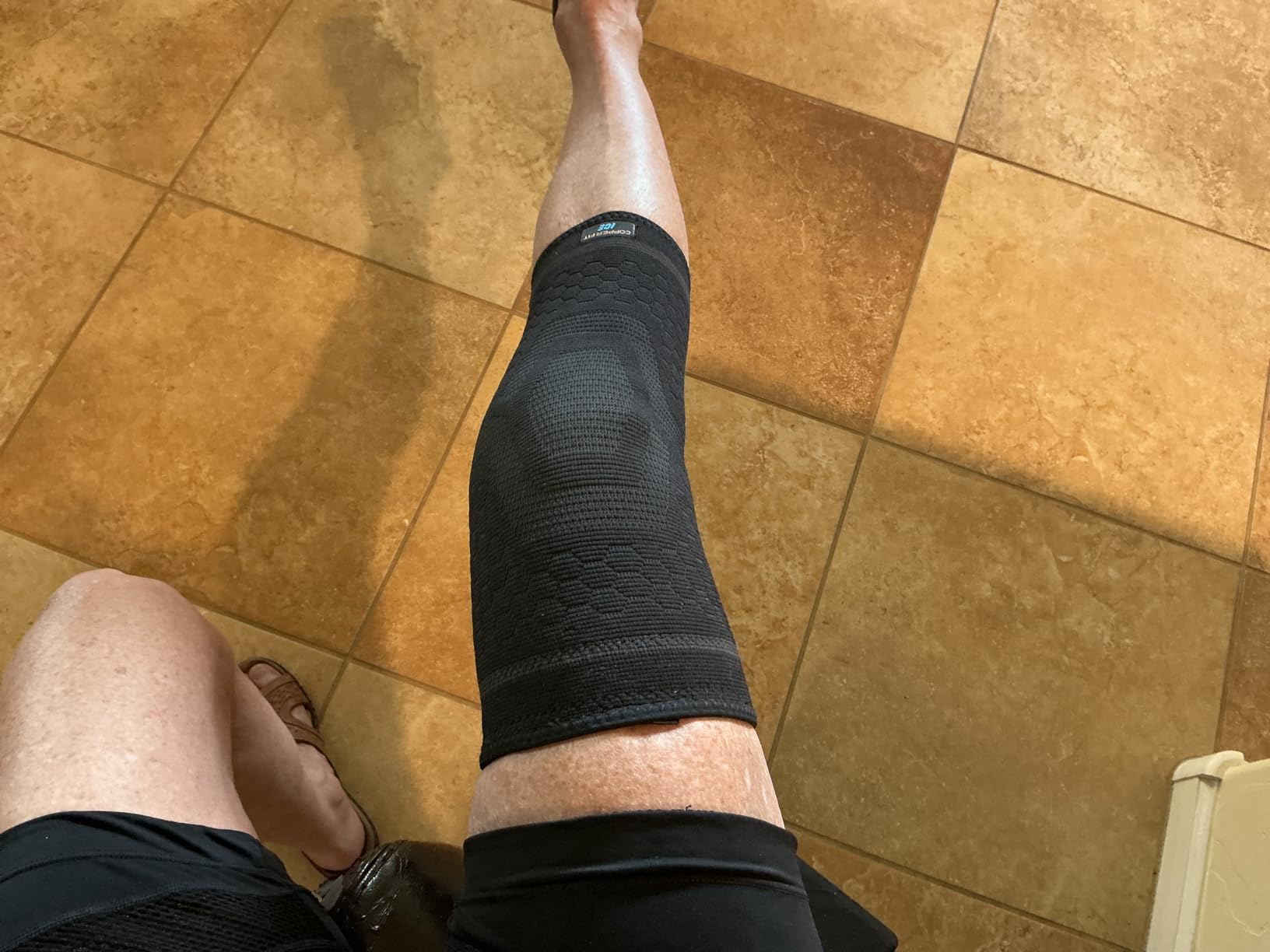 Copper Fit ICE Knee Compression Sleeve Infused with Menthol customer photo 2