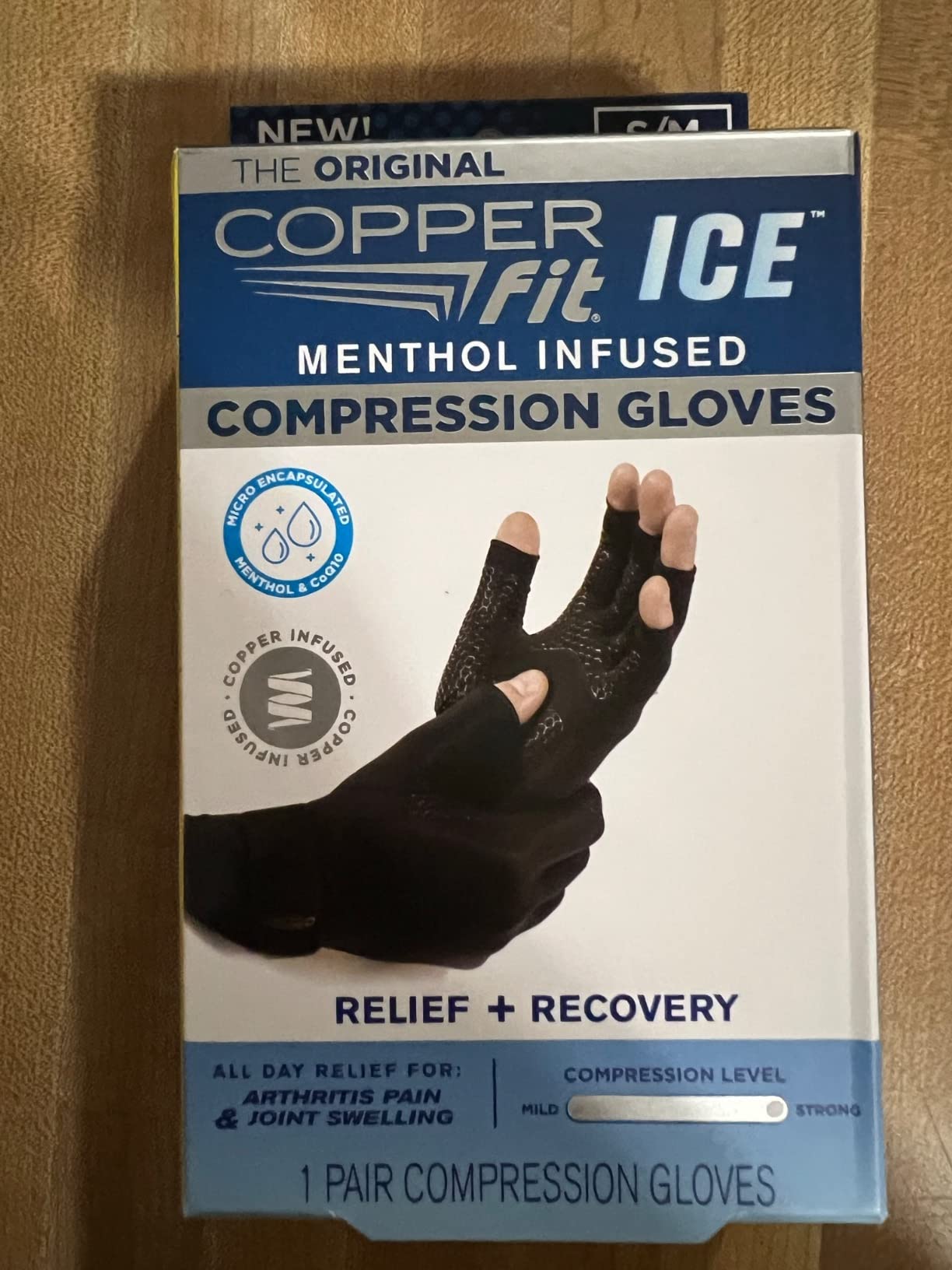 Copper Fit unisex-adult Ice Compression Gloves customer photo 1