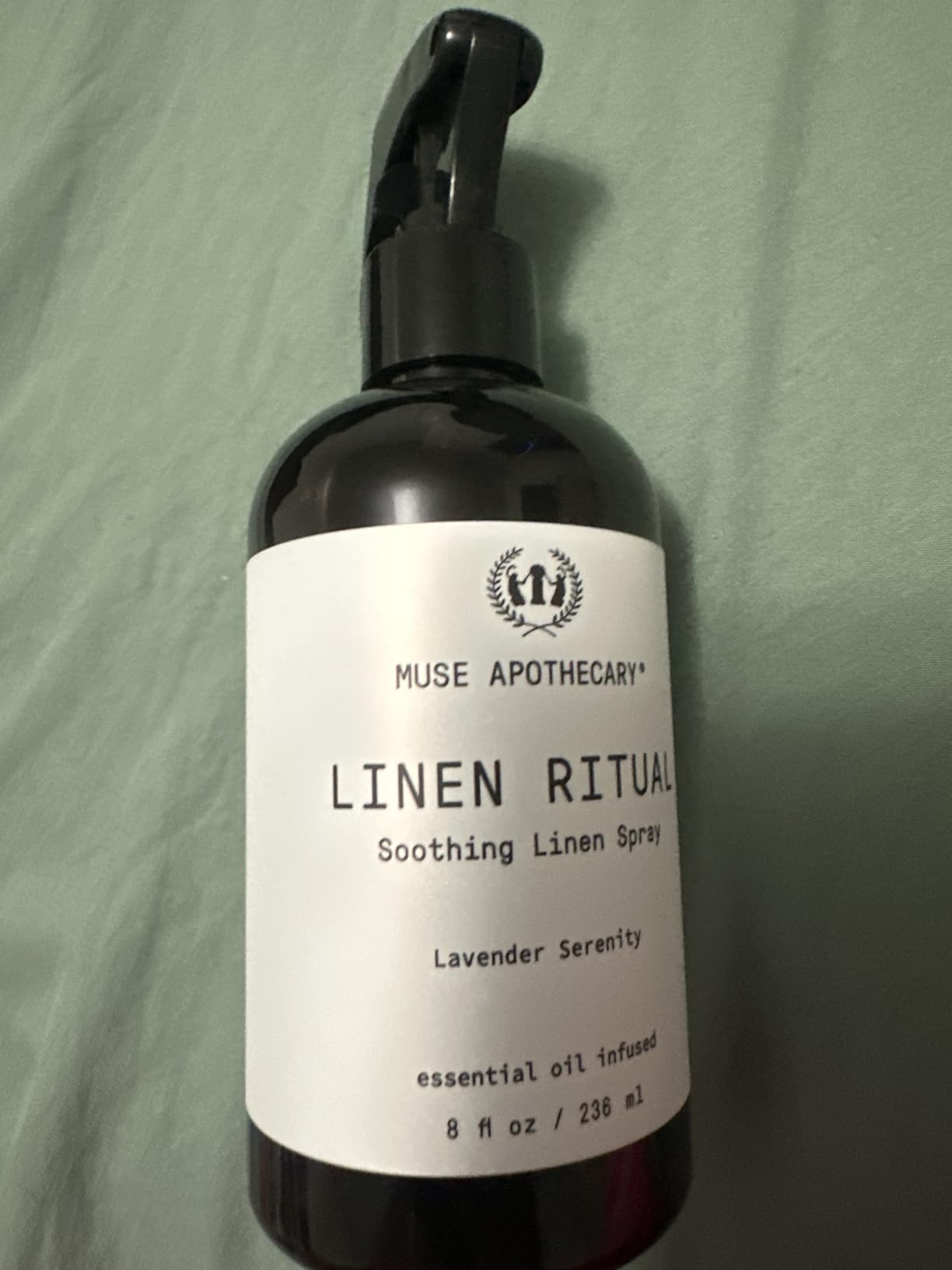 Muse Apothecary Pillow Ritual - Aromatic, Calming and Relaxing Pillow Mist, Linen and Fabric Spray - Infused with Natural Aromatherapy Essential Oils - 4 oz, Fleur du Lavender customer photo 1