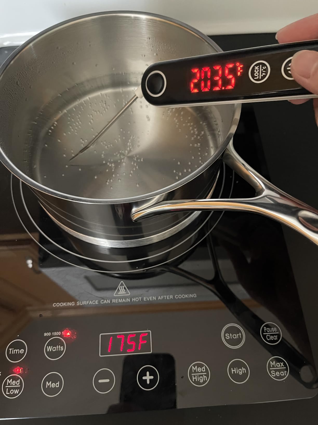 Nuwave Pro Chef Induction Cooktop, Commercial-Grade Portable Burner | Powerful 1800W, Large 8