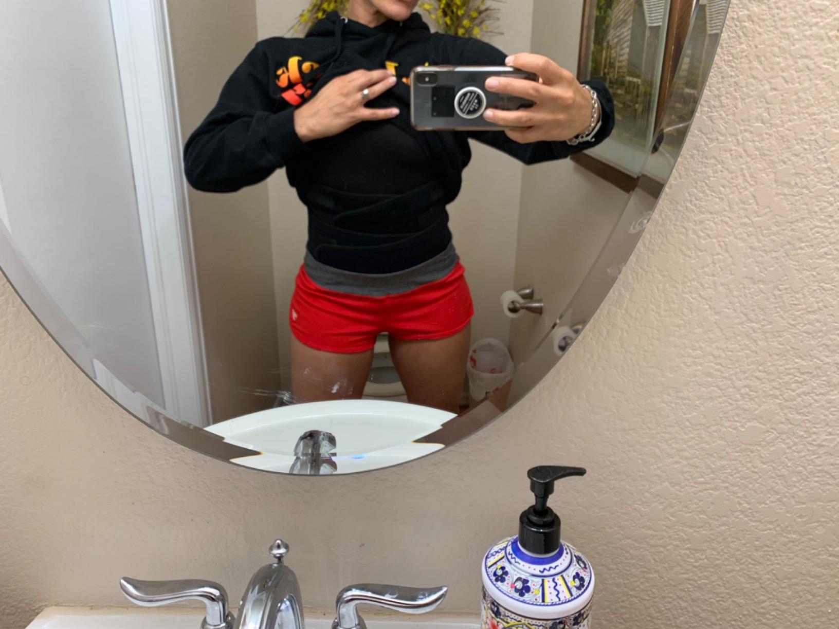 3 in 1 Postpartum Belly Wrap Recovery Band Belt Abdominal Binder | Postpartum Belly Band, Belly Binder Post Partum, Post Surgery Pregnancy Belly Support Band Recovery Belly/waist/pelvis (L) customer photo 2