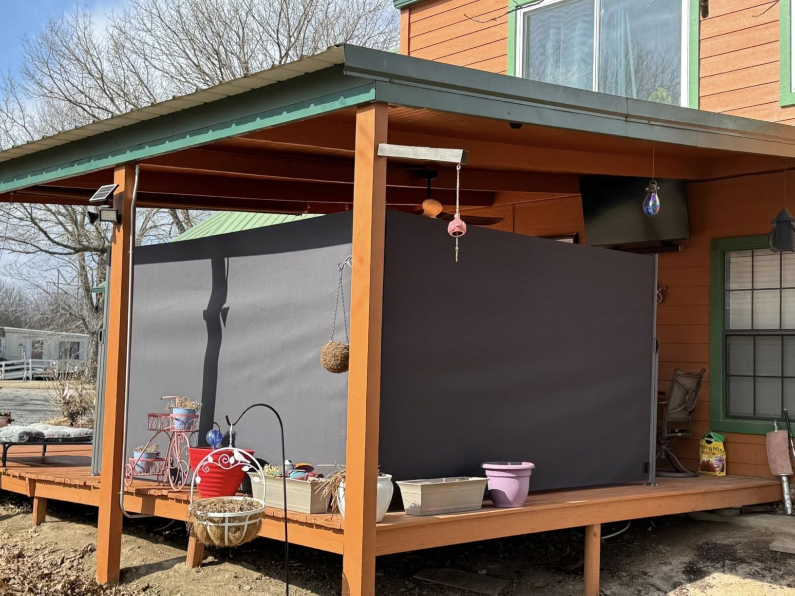 VEVOR Retractable Side Awning, UV 50 118