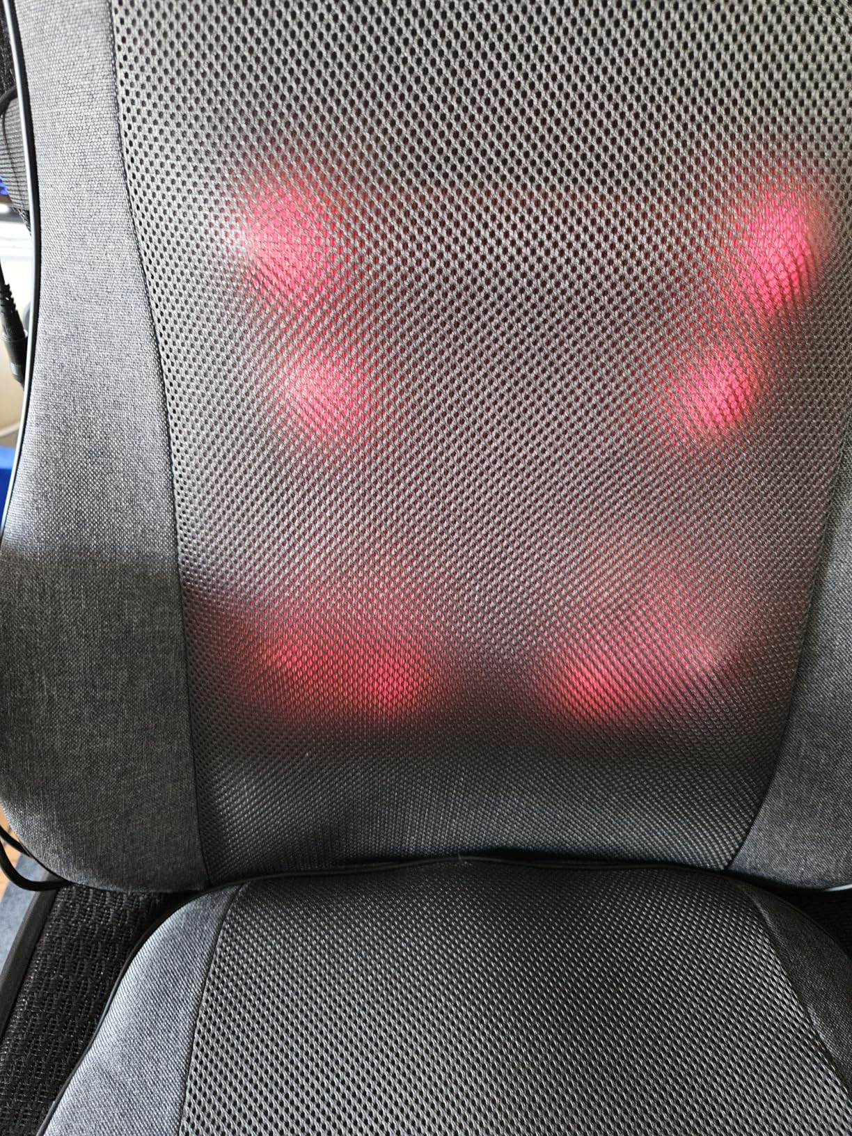 COMFIER Shiatsu Full Back Massager, Massage Chair Pad with Heat, 2D/3D Massage Seat Cushion, Chair Massager with 10 Shiatsu Nodes, Rolling Kneading Chair Pads for Lower Back, Father Day Gifts customer photo 1