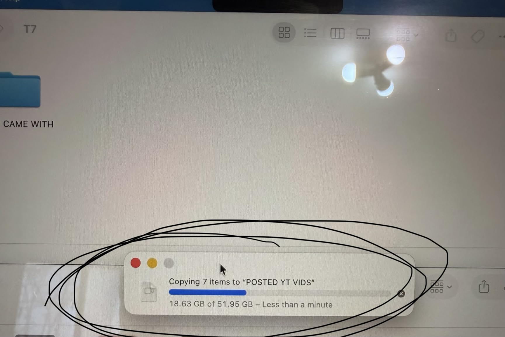 Samsung T7 Portable SSD 1TB Titan Gray, USB 3.2 Gen 2, Up to 1,050MB/s, Reliable External Solid State Drive customer photo 1