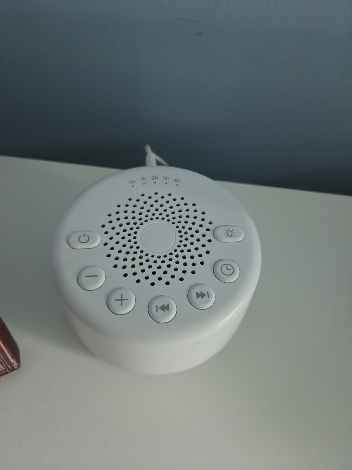 Sound Machine Easysleep White Noise Machine with 25 Soothing Sounds and Night Lights with Memory Function 32 Levels of Volume and 5 Sleep Timer Powered by AC or USB for Sleeping Relaxation customer photo 1