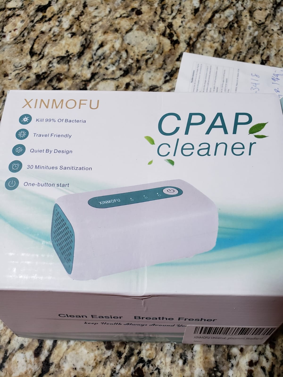 iSonic Ultrasonic CPAP Deep Cleaner (Small) P4821-CPAP, 2.6Qt/2.5L, 110V for North America, with SS. Weight Bracket, Cleaning Tablet, Beige customer photo 1