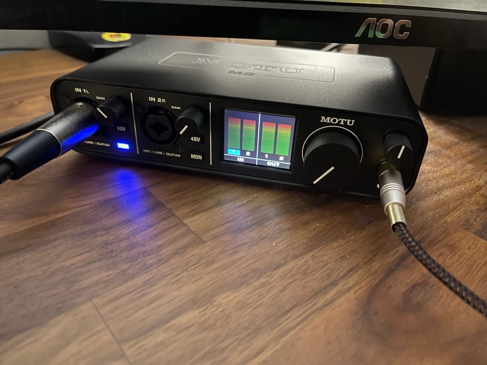 Motu M2 2x2 USB-C Audio Interface with XLR-XLR Cable Bundle customer photo 1