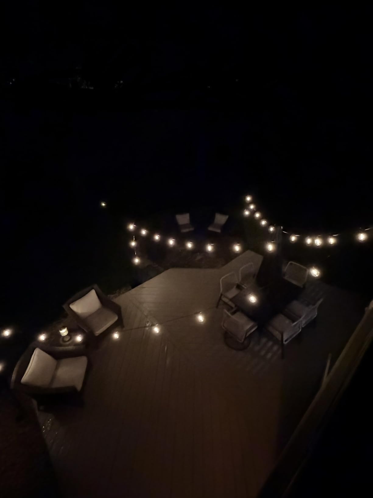 Svater Outdoor String Lights 105 FT Outside Waterproof Commercial Grade ETL | Patio Lighting with Shatterproof E26 S14 LED Dimmable Edison Bulbs, Hanging Strand for Bistro Cafe Backyard Warm White customer photo 1