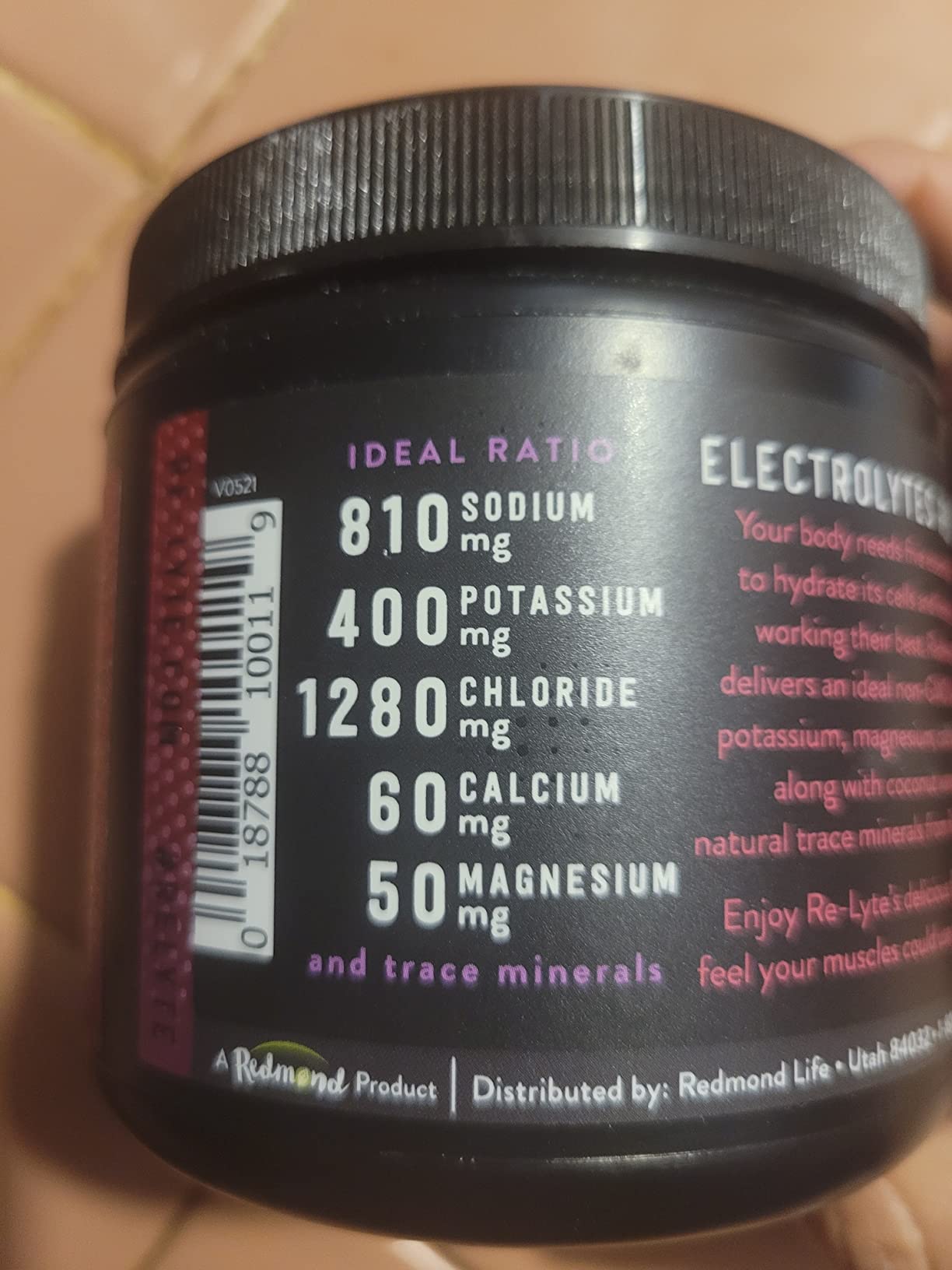 REDMOND Re-Lyte Hydration Electrolyte Powder, No Added Sugar (Mixed Berry) | No Added Sugar, Hydration Powder customer photo 1